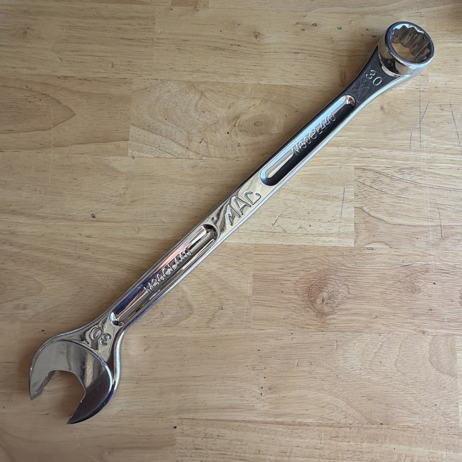 Mac Tools 30mm Combination Wrench 12 Point Precision Torque M30CL440