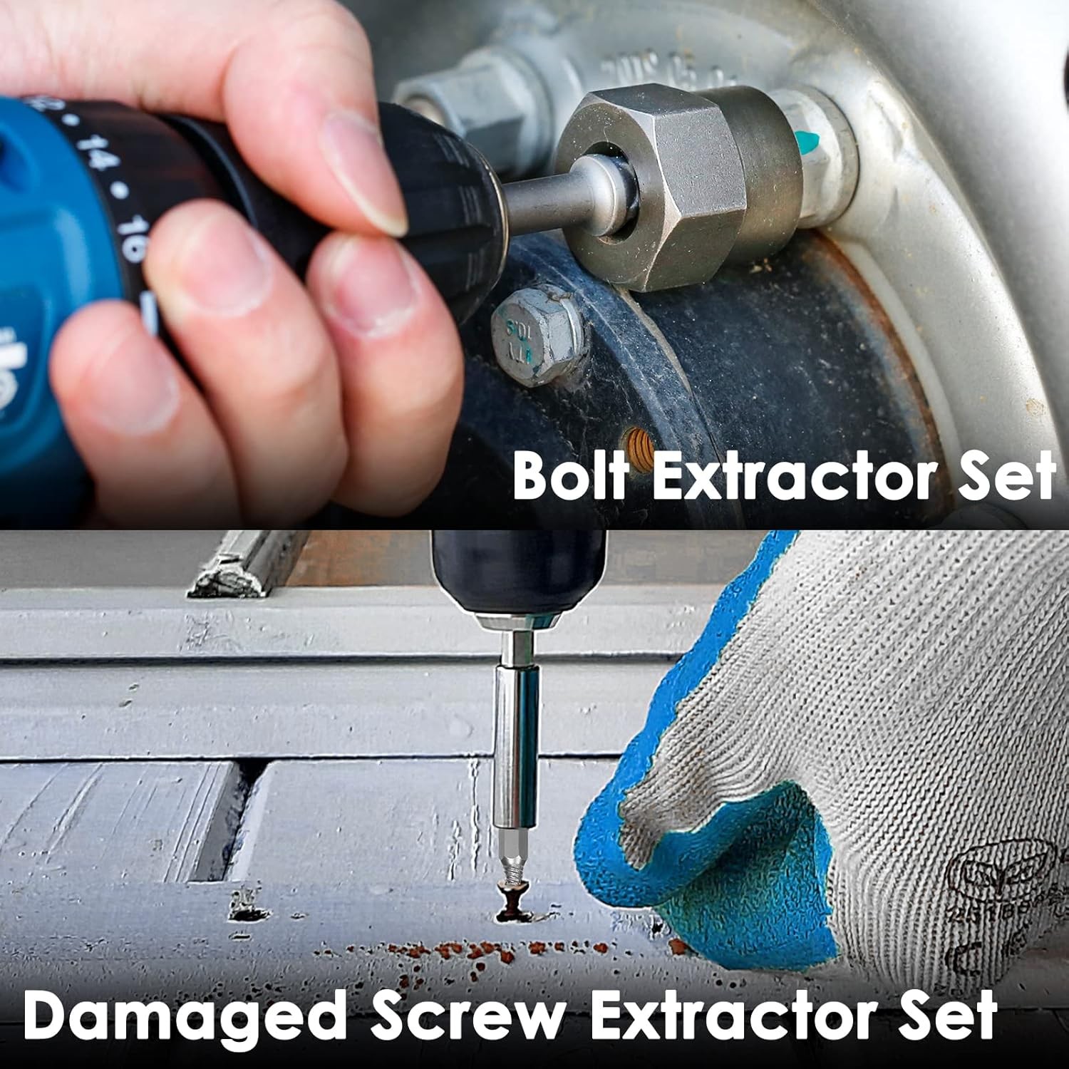THINKWORK Damaged Screw Extractor Set, 2-21mm, 39-Piece Broken Bolt One Size