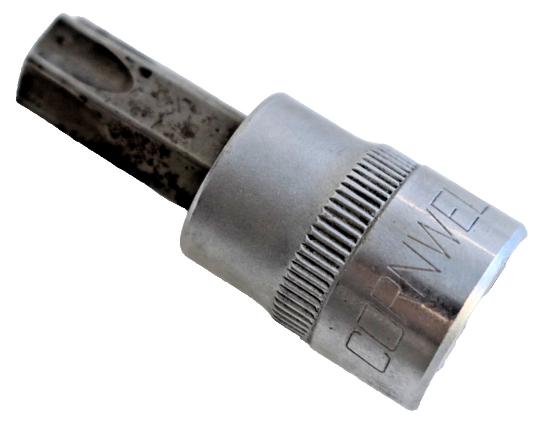 Cornwell Tools CBST55H2 T55H TORX Tamper Proof Bit Socket Driver 3/8″ Drive