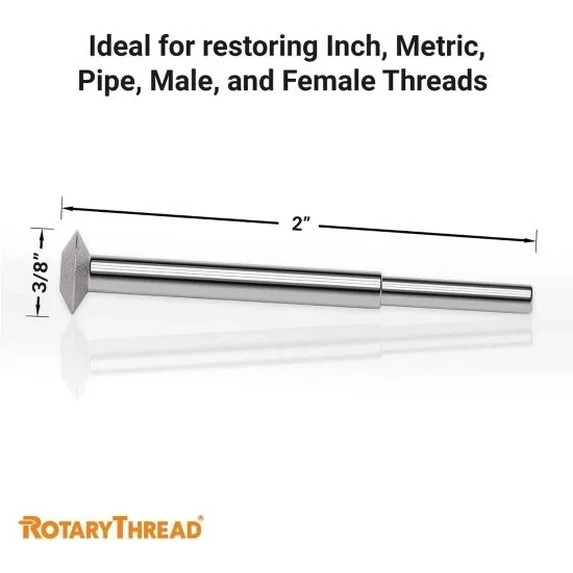 ROTARY THREAD Damaged Thread Repair Tool – Chase, Restore, Repair, and Clean