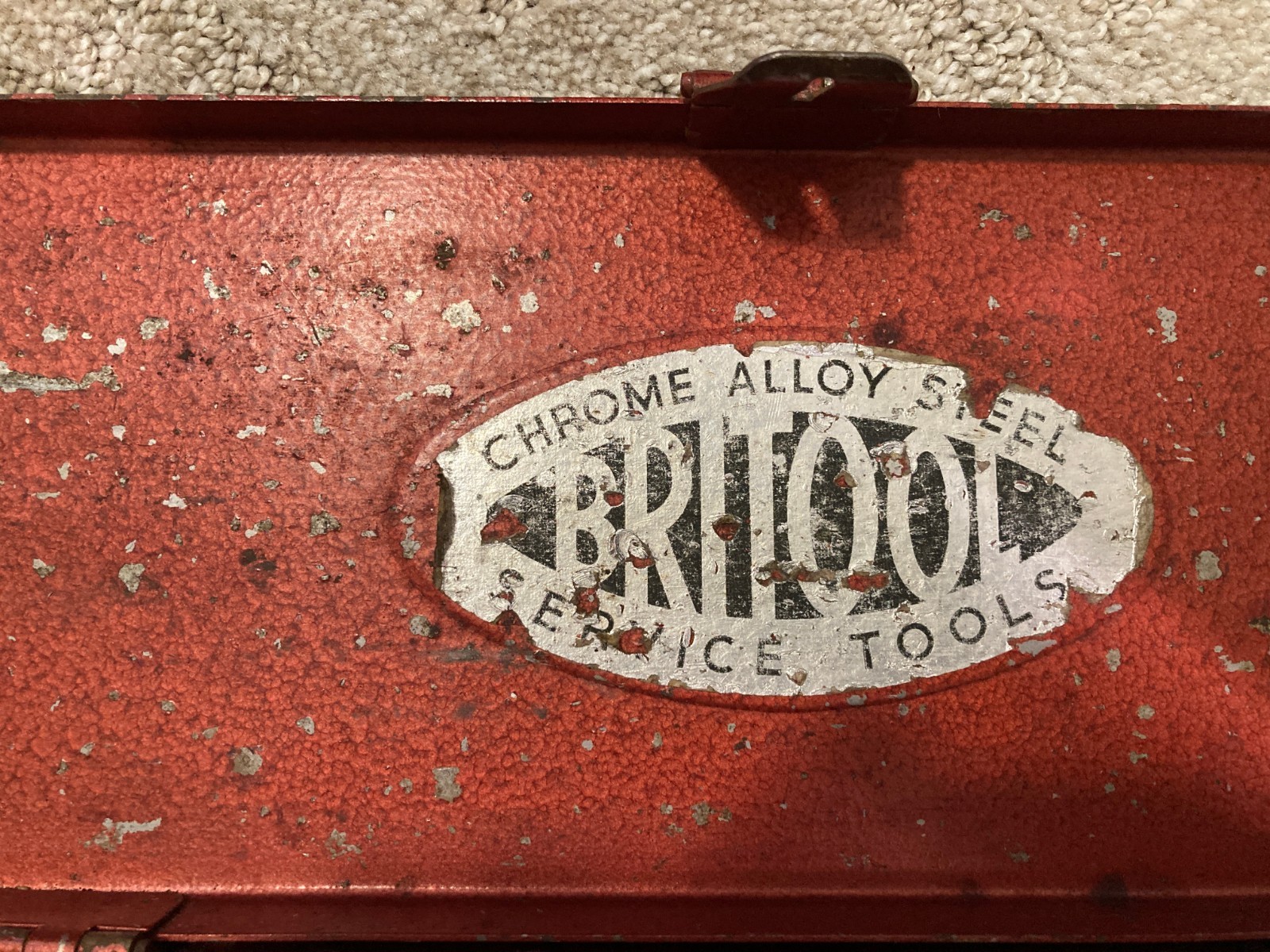 VINTAGE BRITOOL SOCKET SET Made England 1/2” and 3/8″ Drive 51 pc W Case