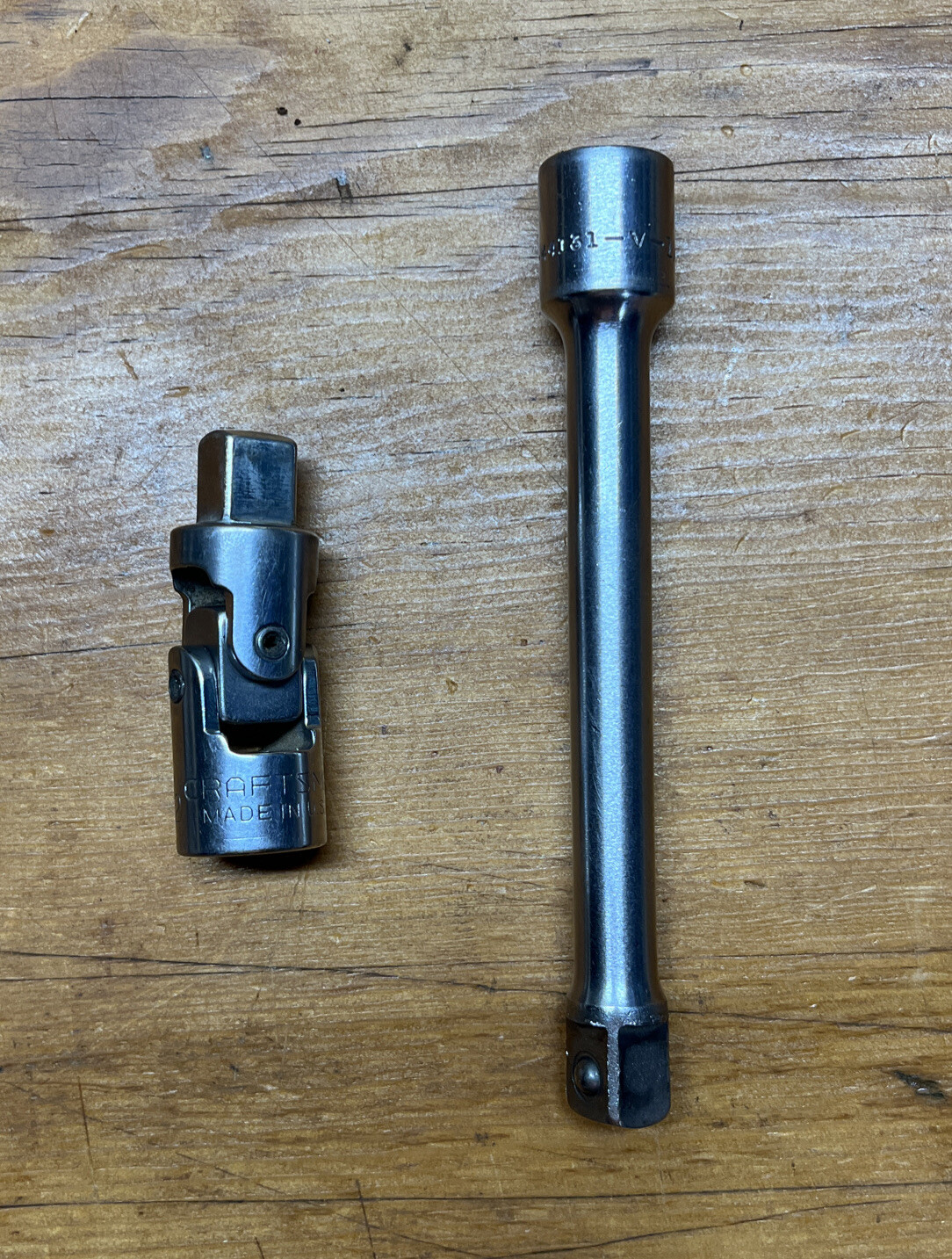 Craftsman 6” Extension # 44131 Swivel Ratchet # 4425 – V – Series 1/2” Drive VTG
