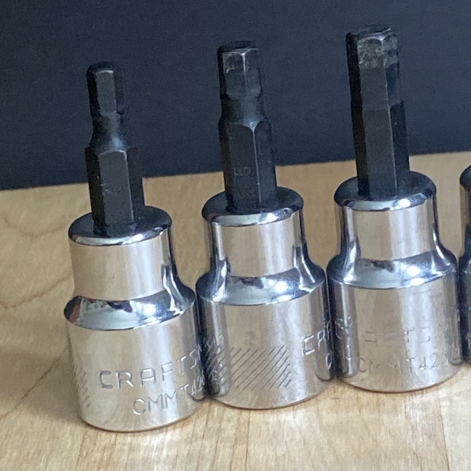 CRAFTSMAN Metric 6 Pc Hex Bit Socket Set 3/8″ Drive 34448 Allen Hex Set