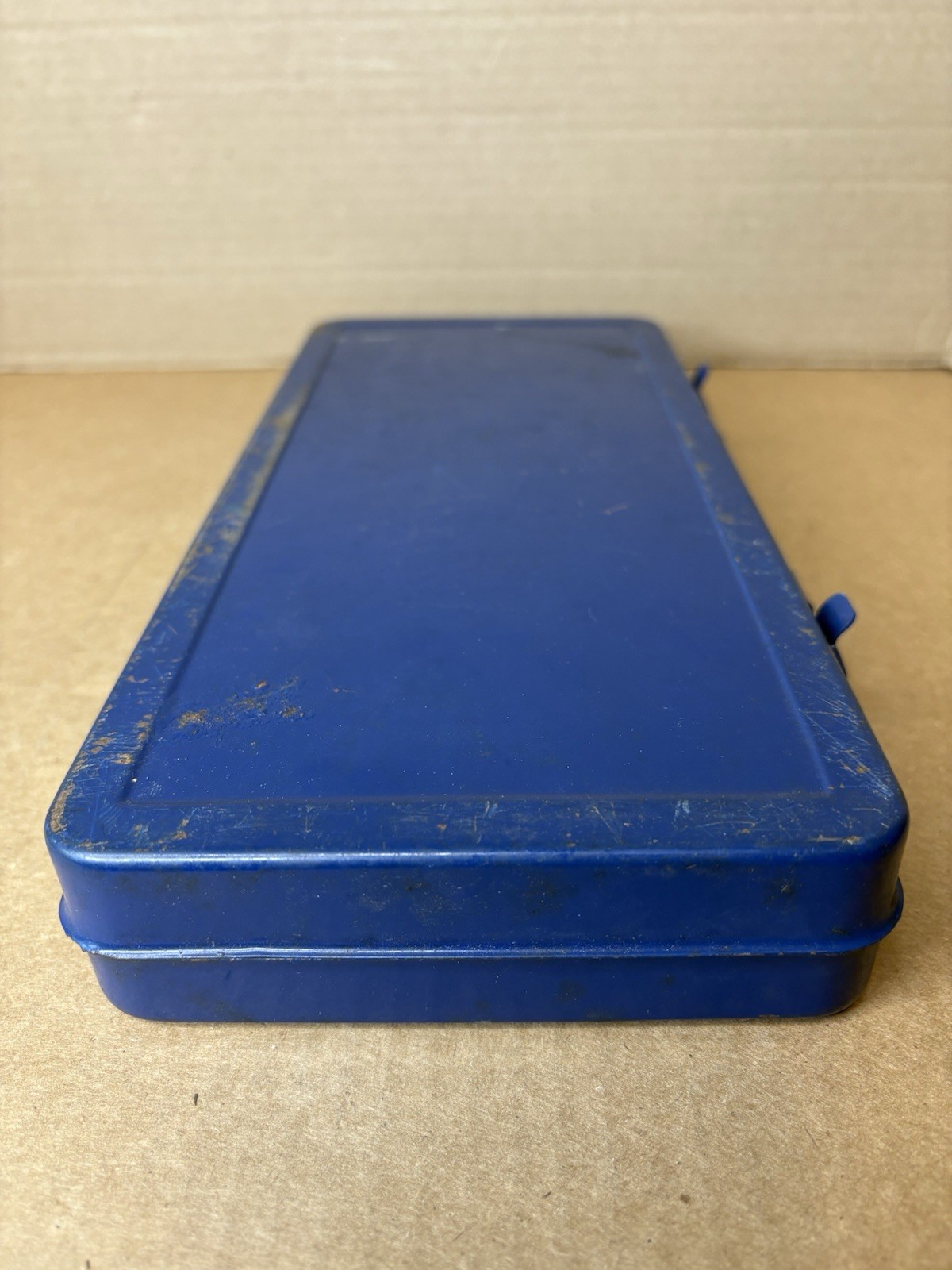 Vintage Royal Tools Tin Case ONLY for Ratchet Socket Set 257 Metric NO Contents