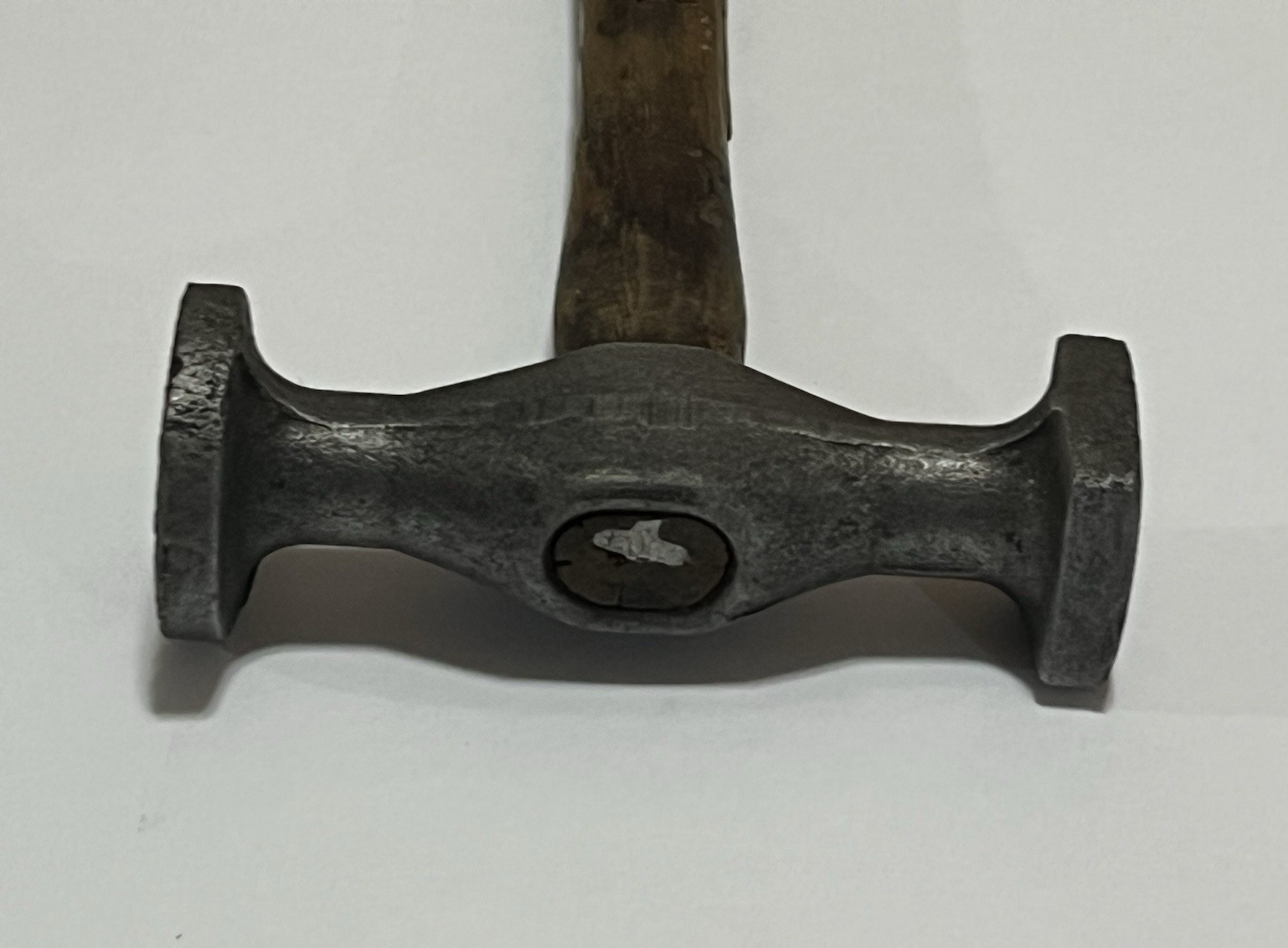 Vintage Shrinking Bumping Auto Body Repair Hammer Wood Handle
