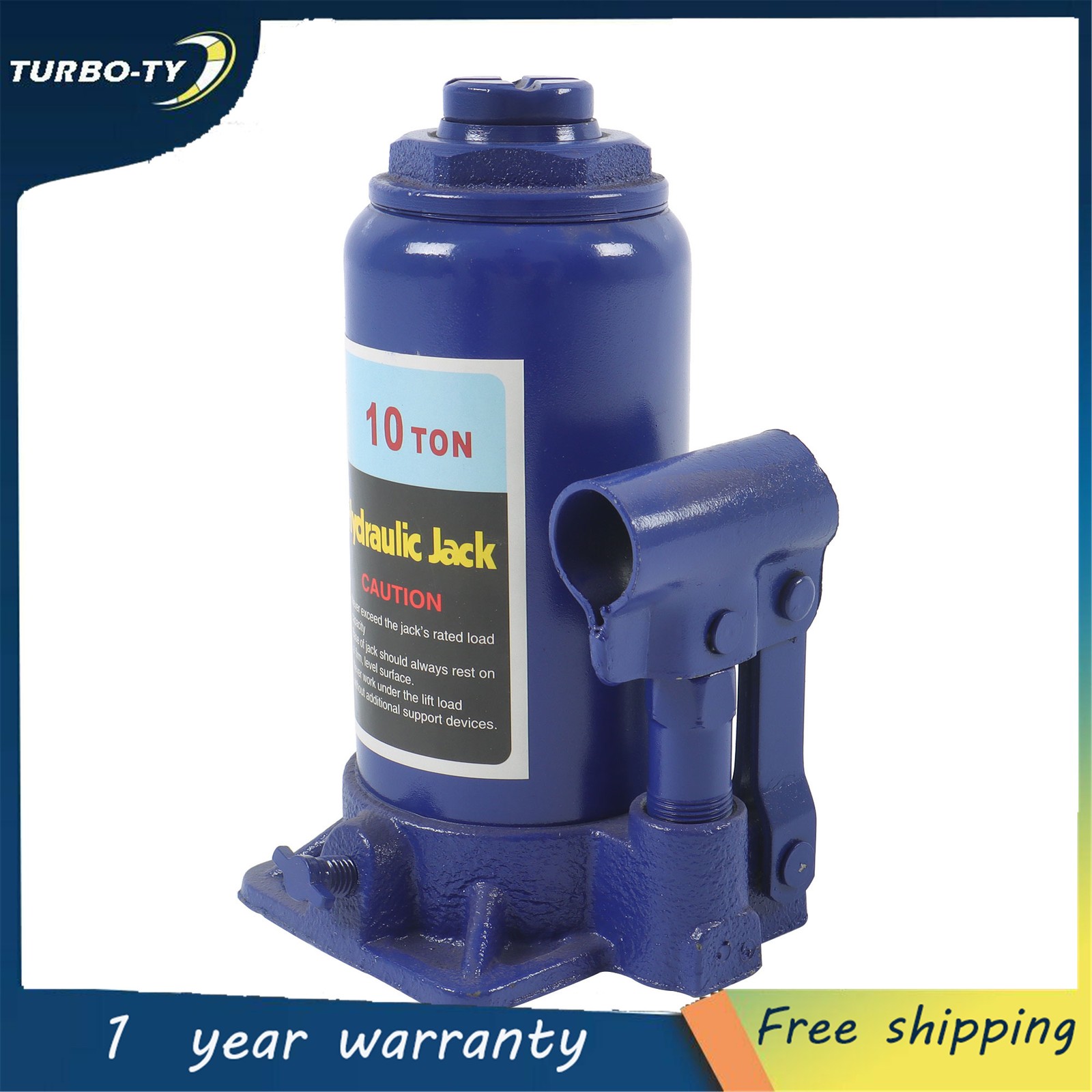 Welded Hydraulic Car Bottle Jack for Auto Repair and House Lift 10 Ton