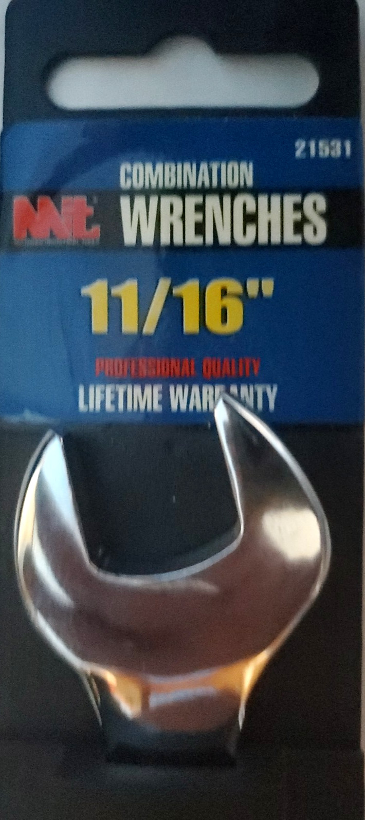 11/16 Inch Open Box End Mit