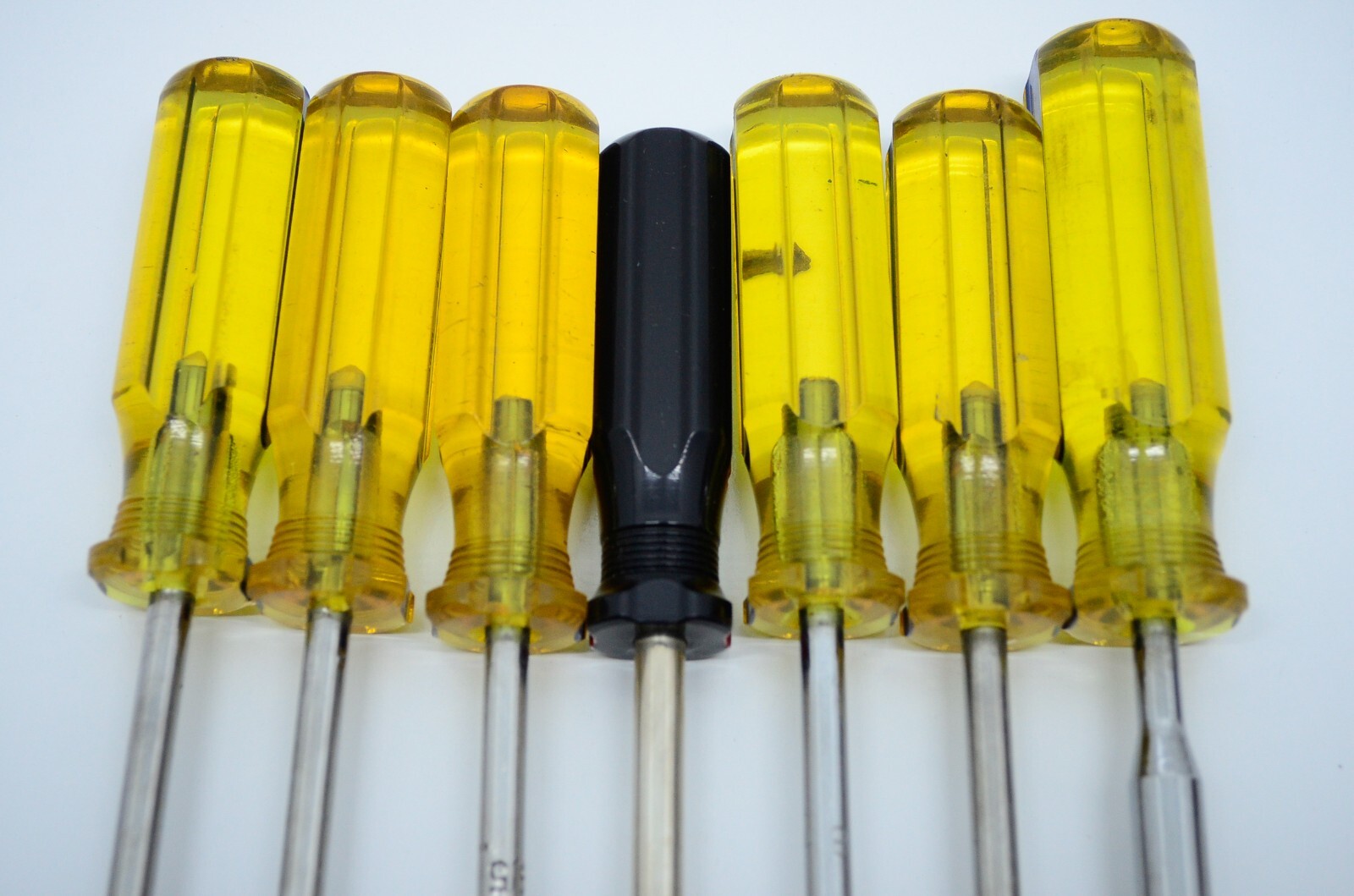7 MATCO Metric Nut Drivers 4mm 5mm 5.5mm 7mm 8mm 9mm 13mm ND13M Clear Yellow