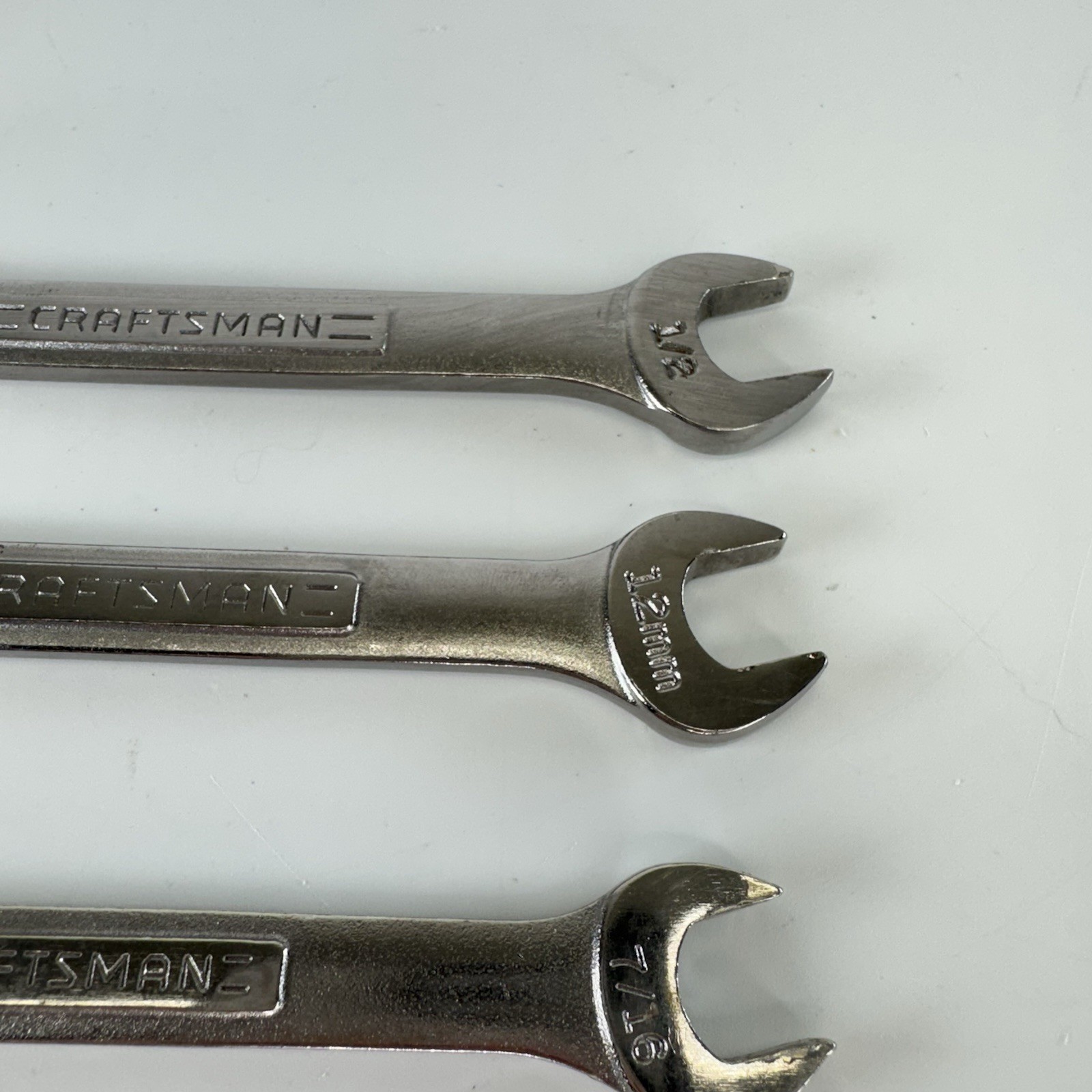 Craftsman Lot of 3 Combination Wrenches 44694 44695 42916 USA
