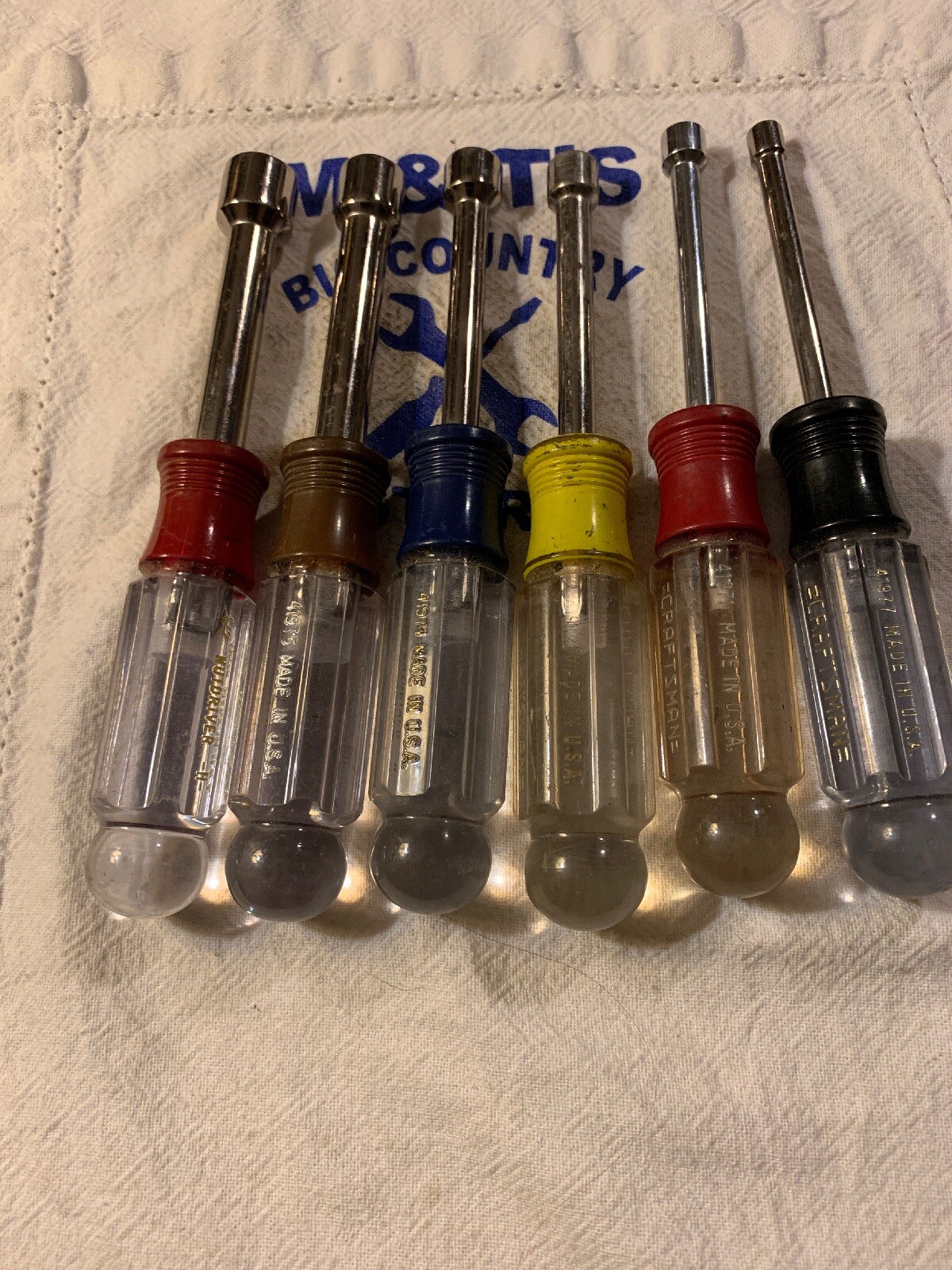 Craftsman USA 6pc 6 Point Nut Drivers 3/16″, 1/4″, 5/16″, 3/8″, 7/16″, 1/2″