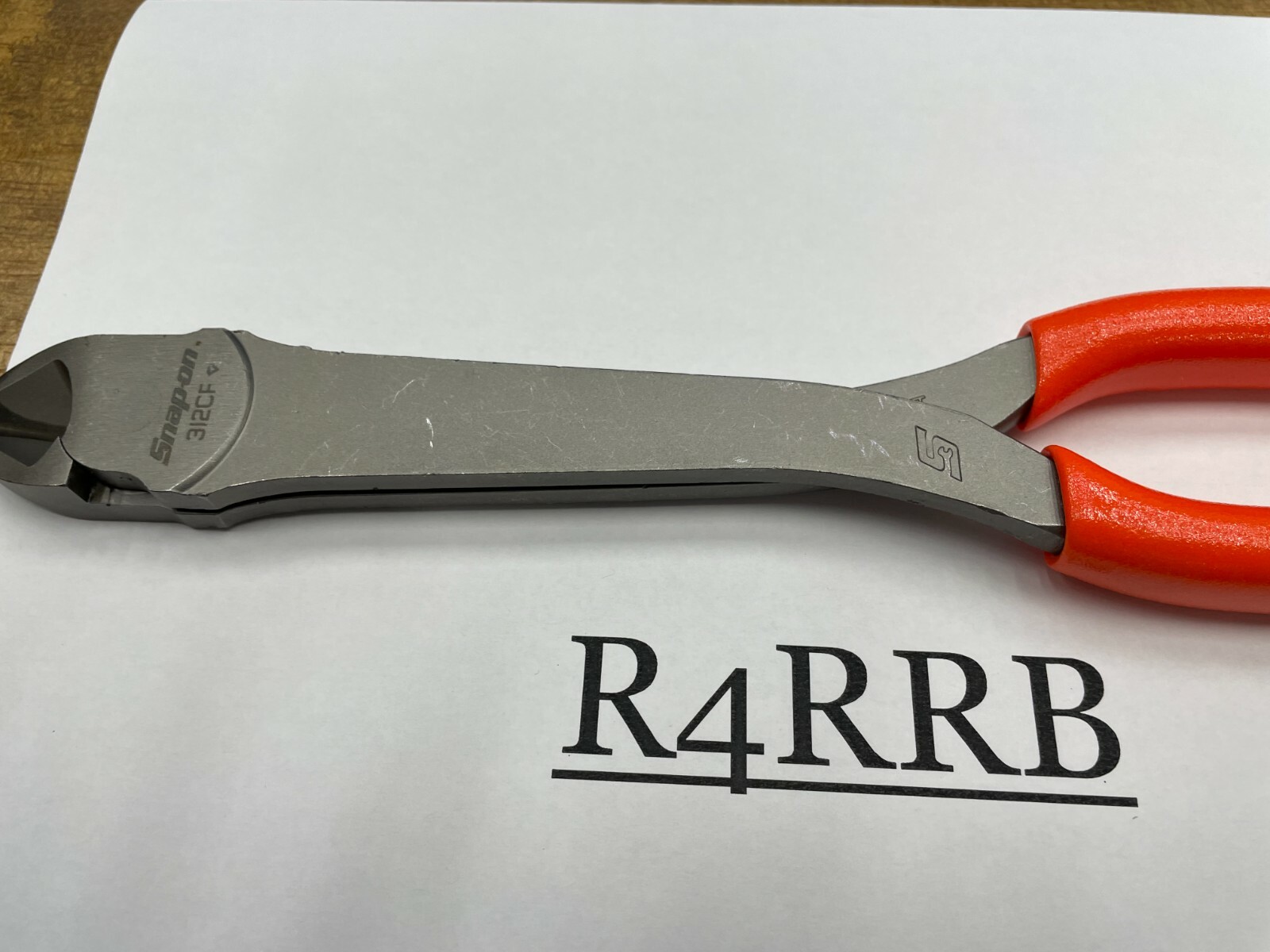Snap-On Tools USA NEW ORANGE 11″ VectorEdge Heavy Duty Diagonal Cutters 312CFO