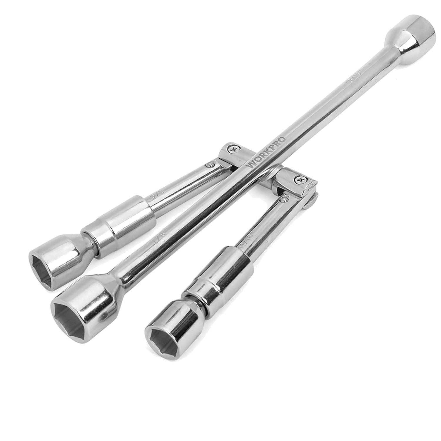 Compact 4-Way Lug Wrench – Hang Hole Design, SAE Measurement