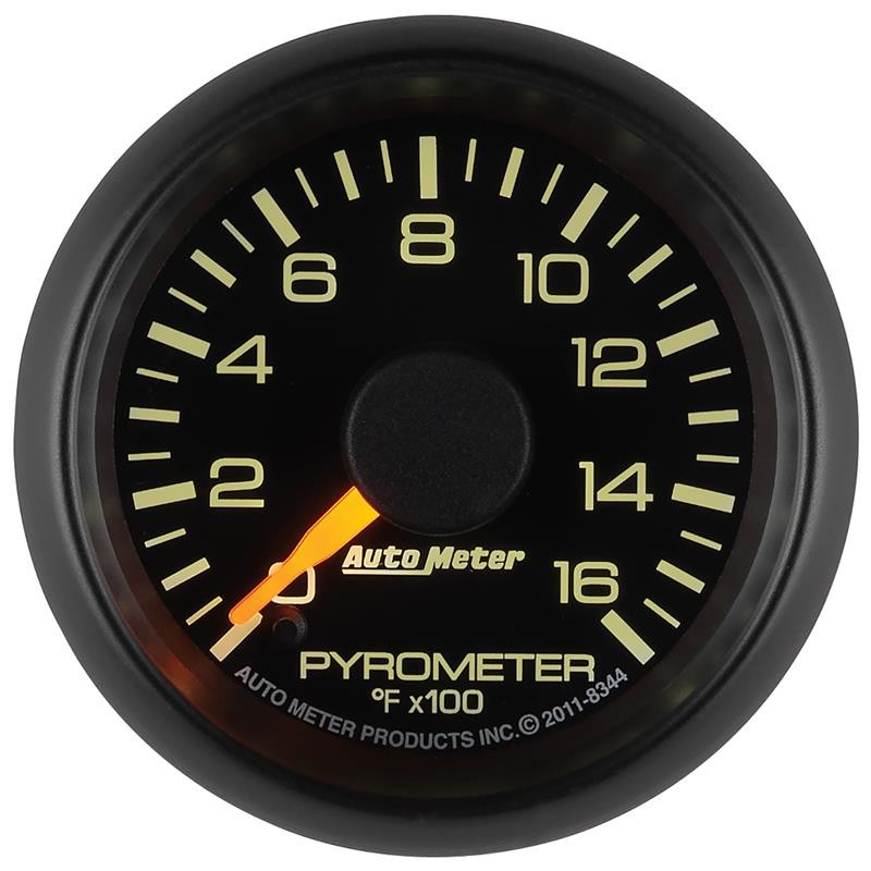 AutoMeter Factory Match GM For 2-1/16in 1600°F EGT Gauge – Fits Chevy & GMC