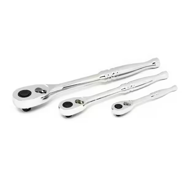 72 Tooth Ratchet and Accessory14 Piece Tool Set 1/4 in 3/8 in and 1/2 in Drives