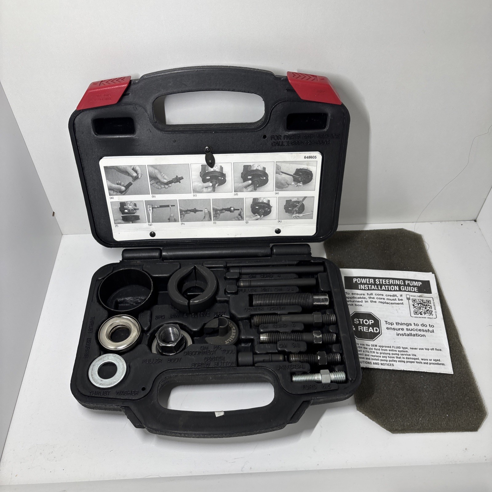 Power built Power Steering And Alternator Puller Model 648605