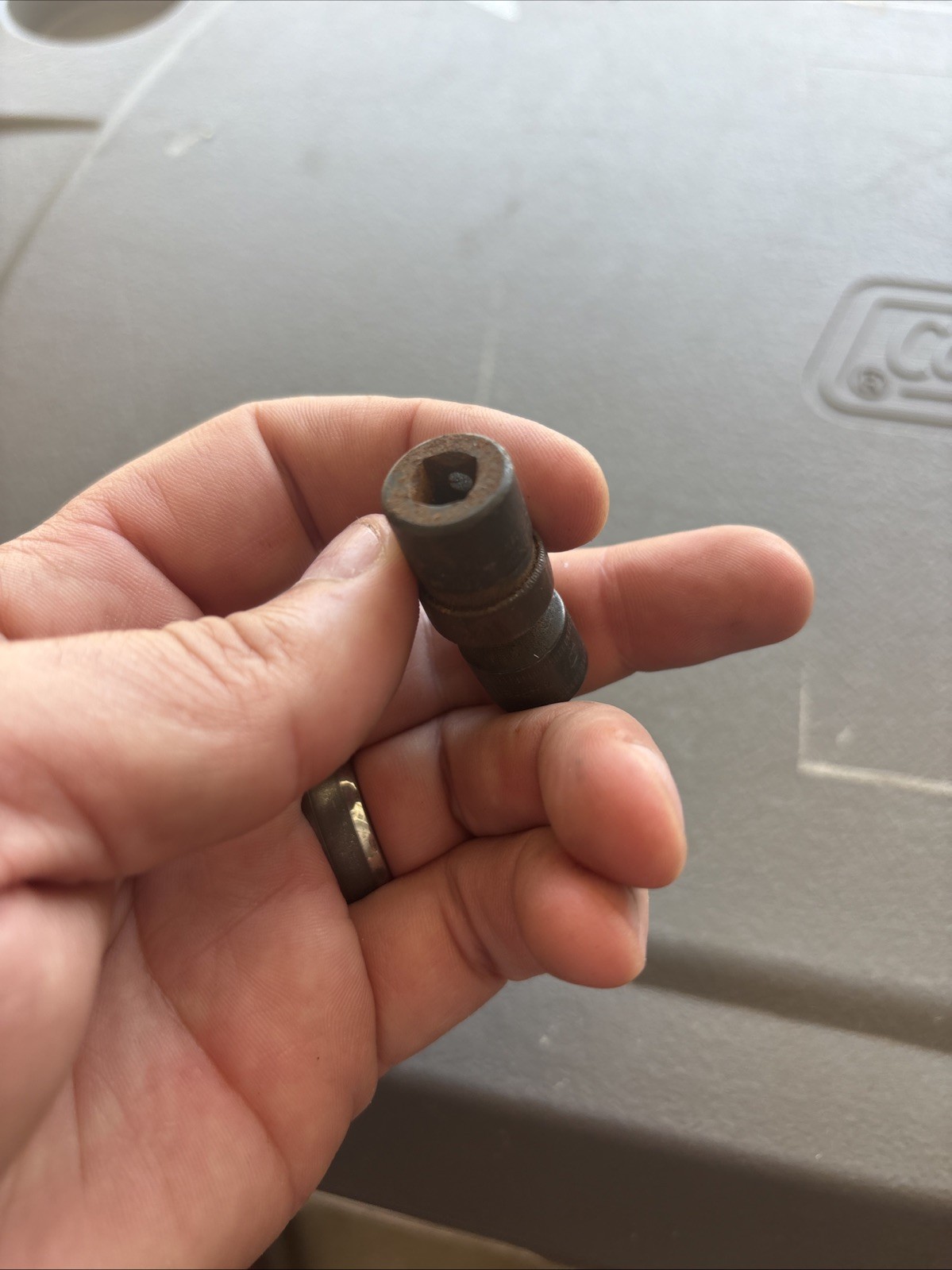 Snap on IPTMM10, 1/4 Drive, 6 pt, 10mm, metric, shallow, impact, swivel, socket