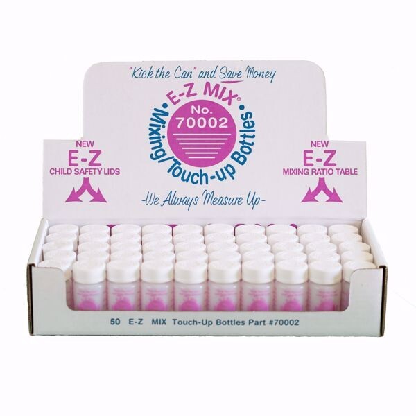 E-Z Mix 70002 2Oz. Touch Up Bottles 50/Box