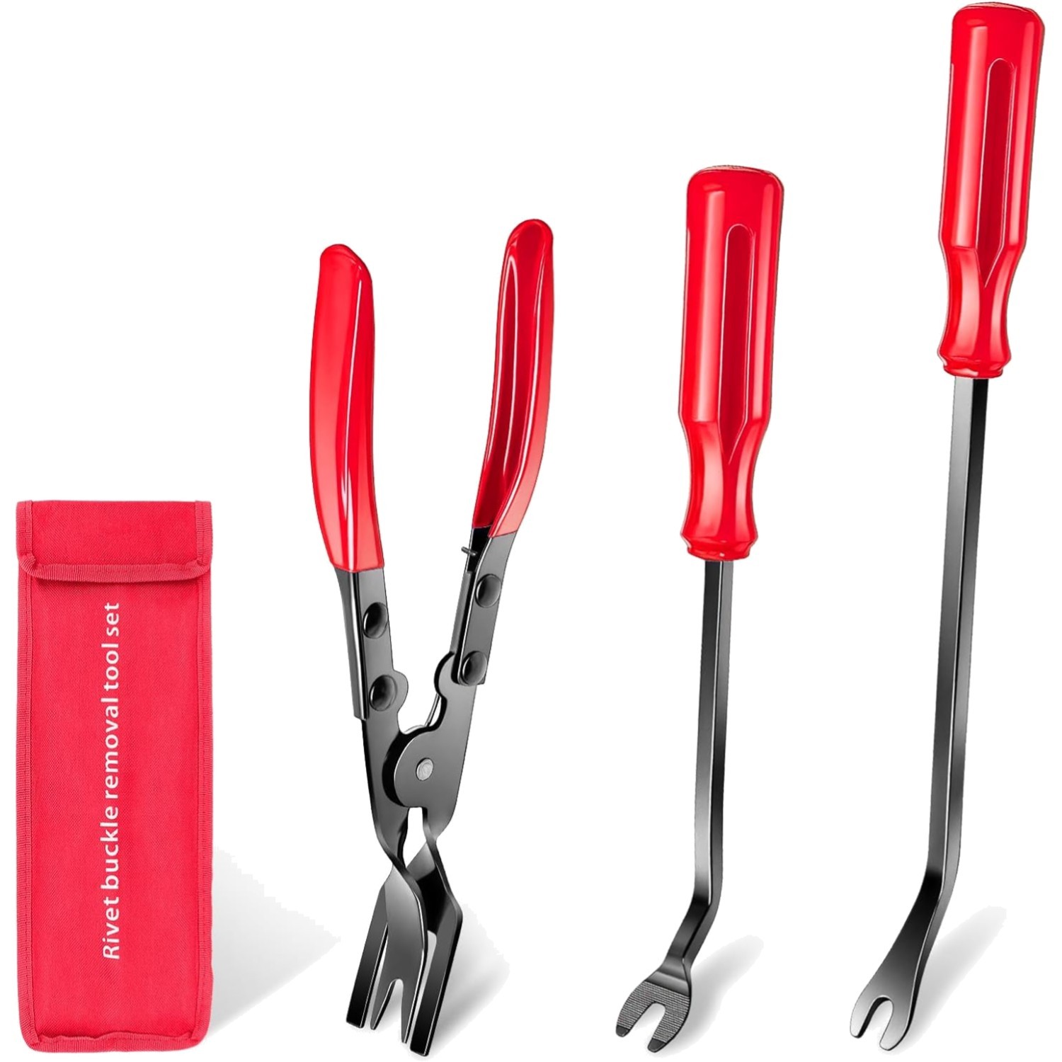 3 Pcs Clip Remover Tool Set Auto Trim Pliers Fastener Removal Car Repair