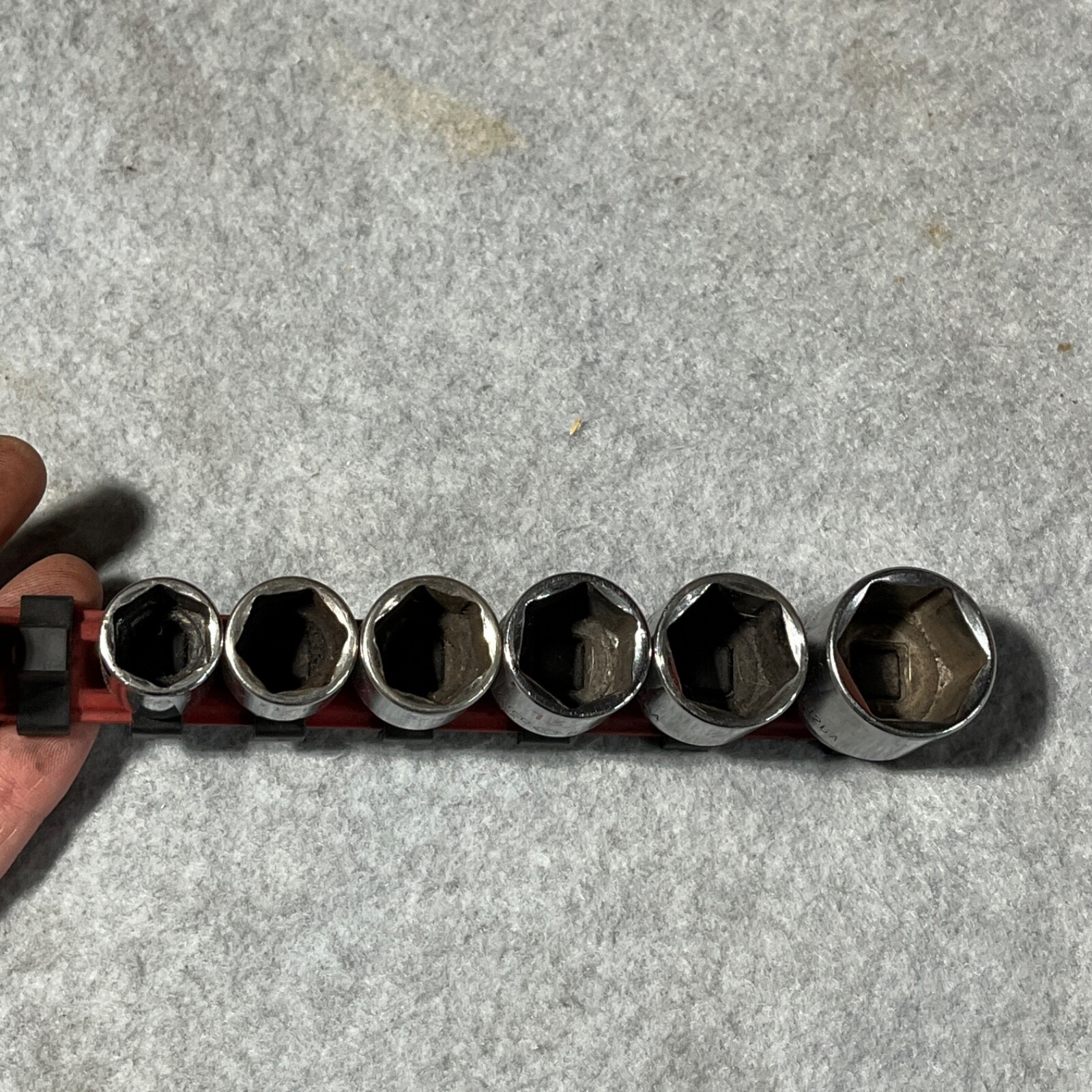 MATCO Tools 3/8″ Shallow SOCKETS Set of 7 – B246a SBP126V on clip