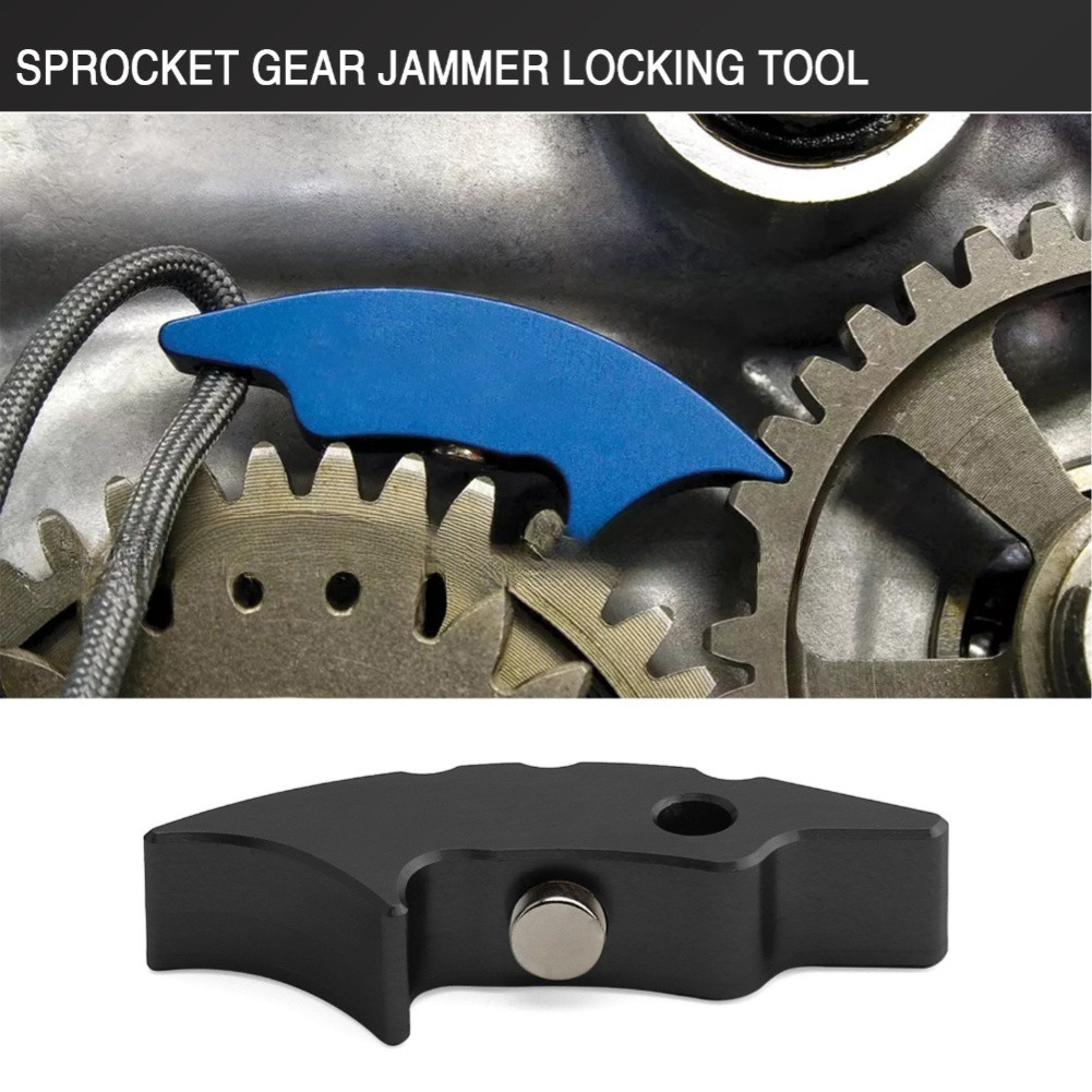 Gear Lock Tool for ATV Motorcycle Transmission for service Metal Black Silver