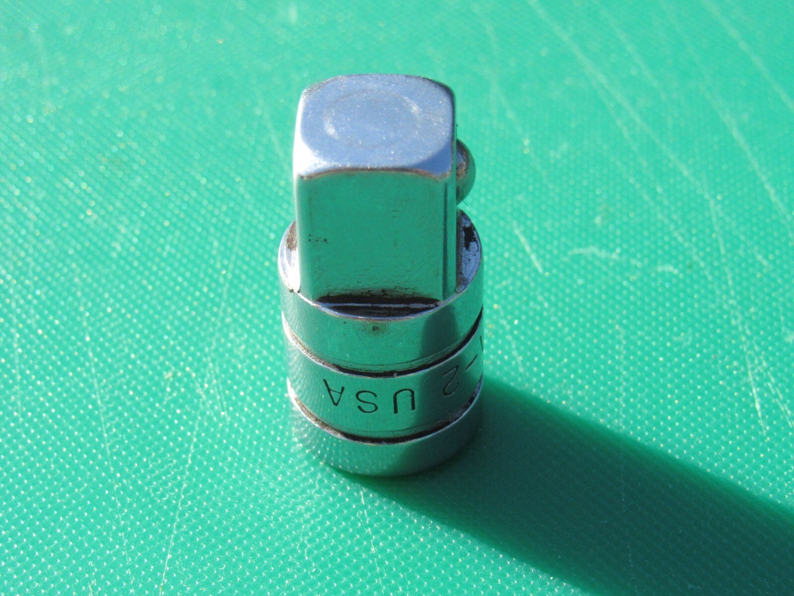 SNAP ON A2 A-2 3/8″ TO 1/2″ SQUARE DRIVE SOCKET ADAPTER UNDERLINE LOGO A 2 USED
