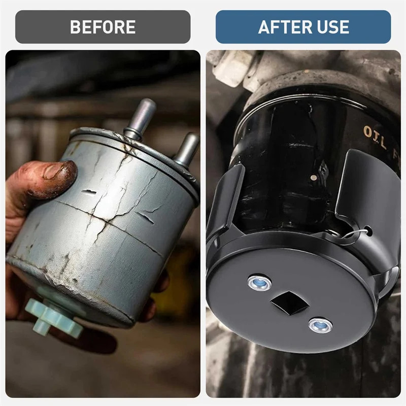 Adjustable Two Jaw Oil Filter Wrench Tool for Easy Oil Change Remove Install