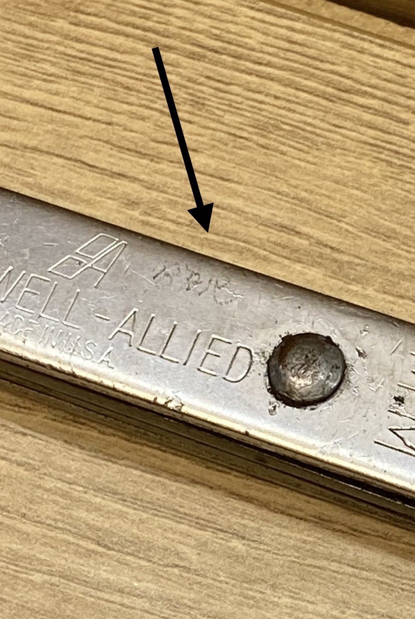 Vintage Cornwell Allied RB-M1314 Ratcheting Box Wrench 11mm 14mm USA Works