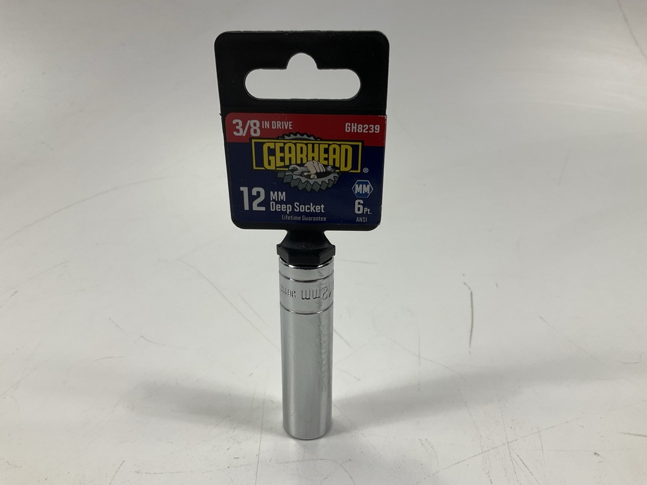 Gearhead GH8239 3/8″ Drive , 12MM Deep Socket, 6 Point