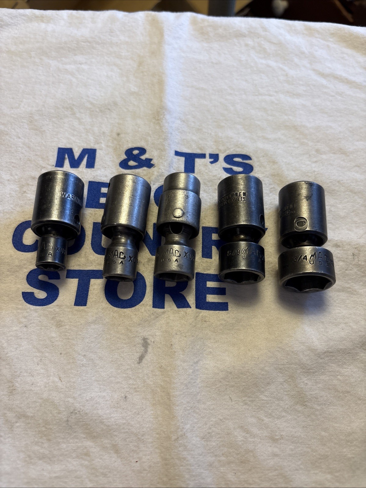 Mac Tools USA 3/8″ Drive 5pc 3/8″-3/4″ SAE Impact Swivel Universal Socket Set