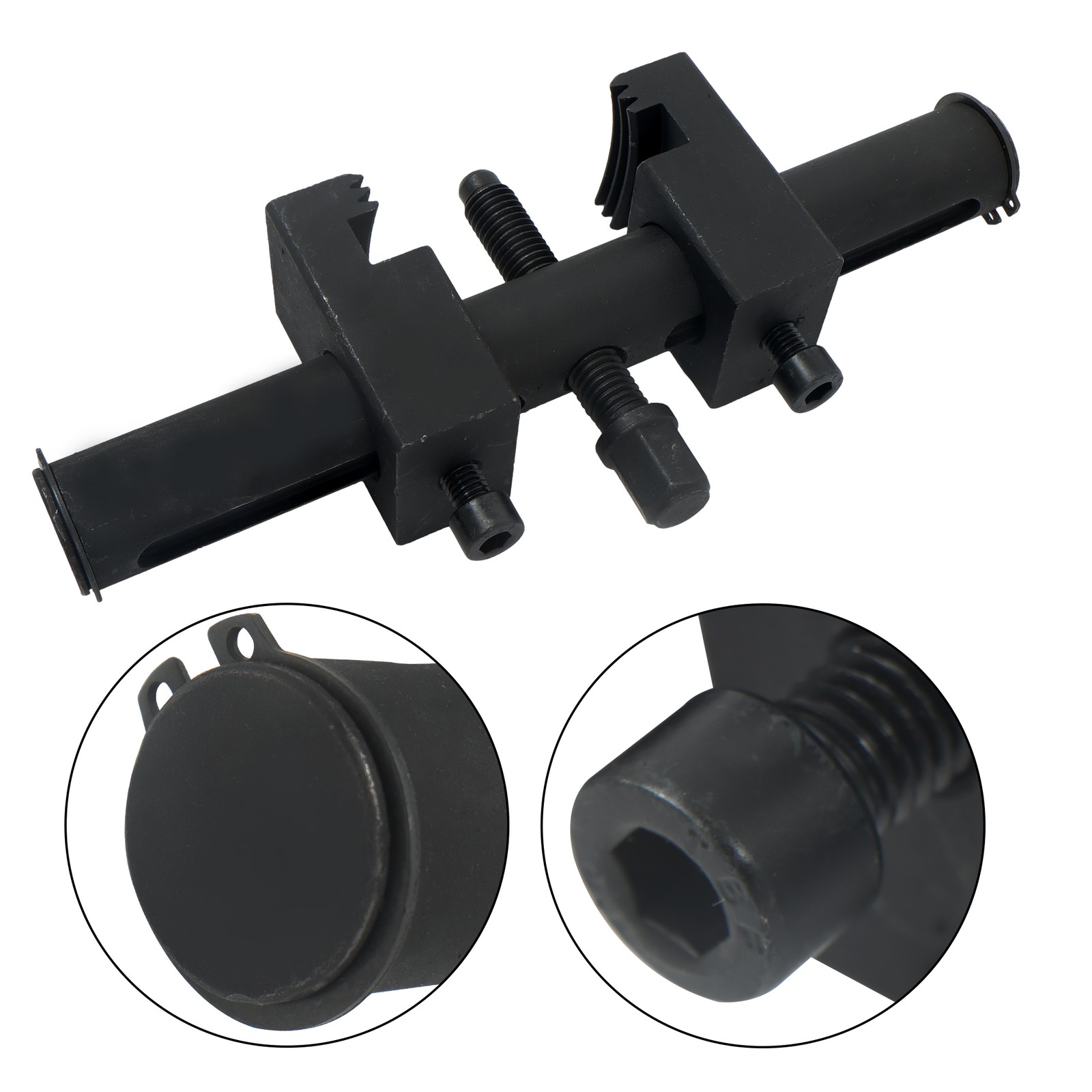 New Adjustable Puller For Ribbed Drive Pulley Crankshaft Remover Tool Kit