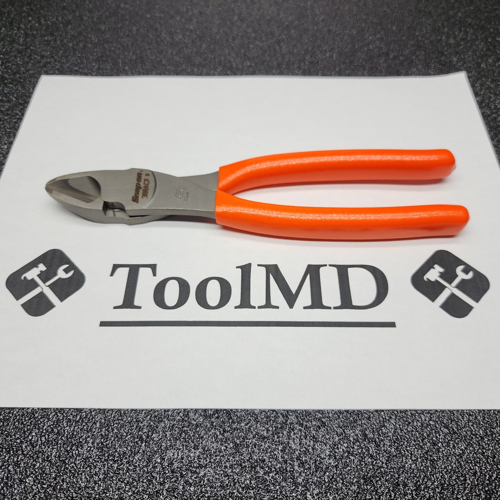Snap-on Tools USA NEW ORANGE 8″ High Leverage Diagonal Cutter Pliers 388ACF