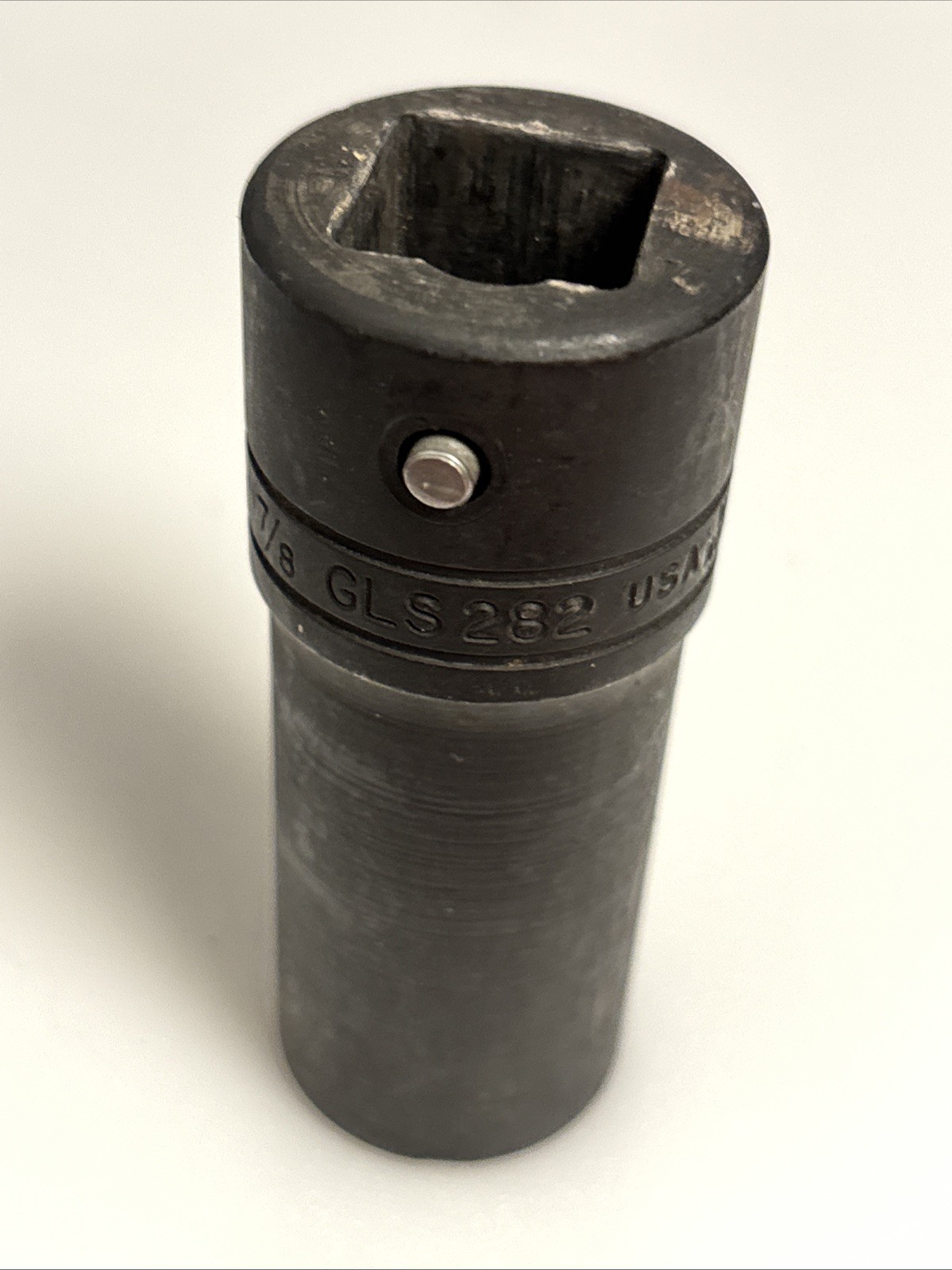 Snap On Tools 3/8” Black Industrial Hand Socket Non-Impact USA GLS282 LS-282 6pt