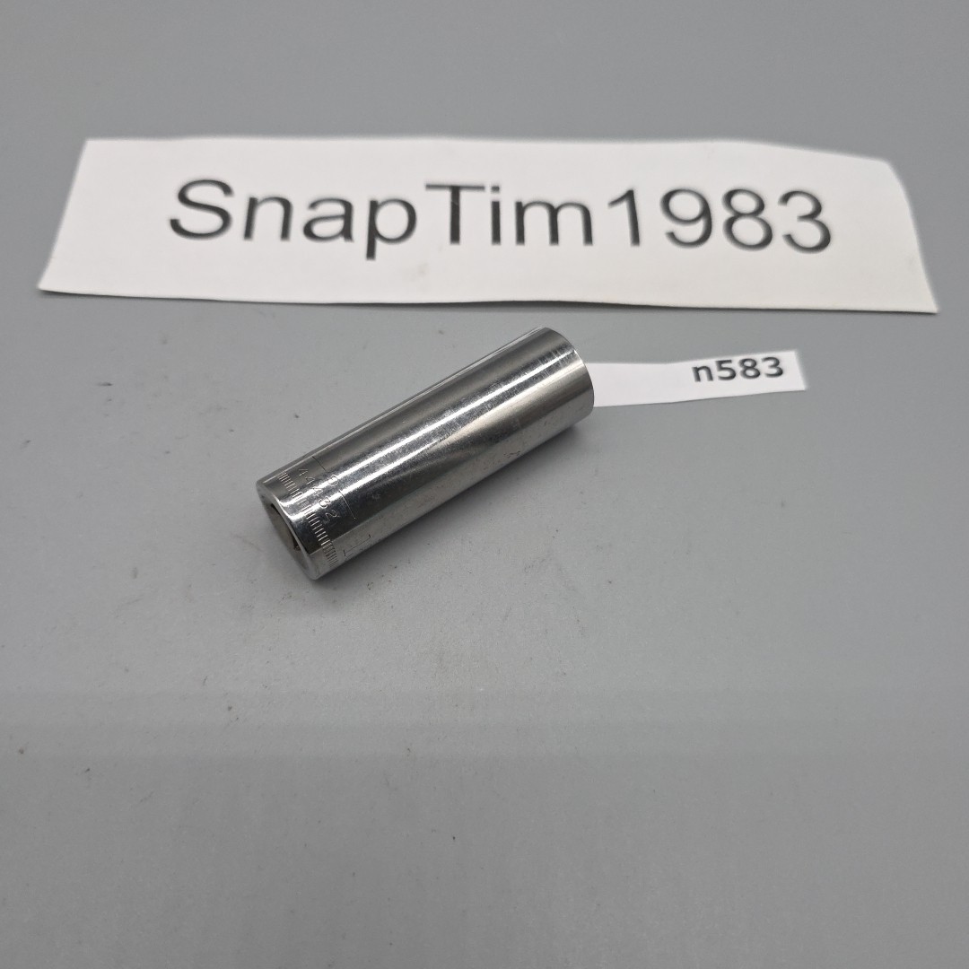 Craftsman Tools 15mm 6 Point Deep Chrome Socket 3/8″ Drive G-44432 USA