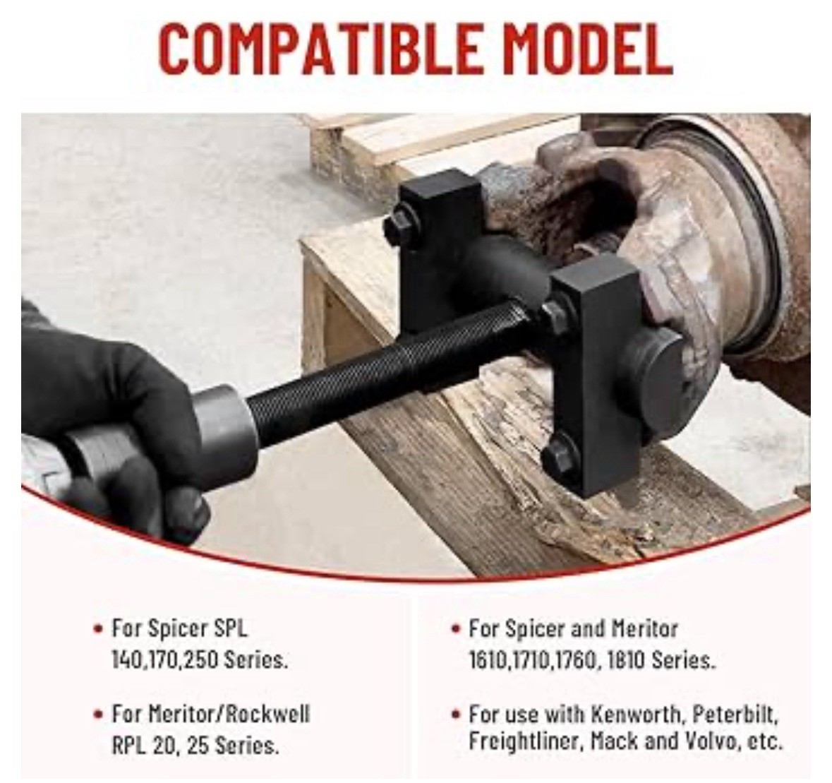 60050 Heavy Duty Yoke Puller Yoke Removal Tool Kit Replaces 10803