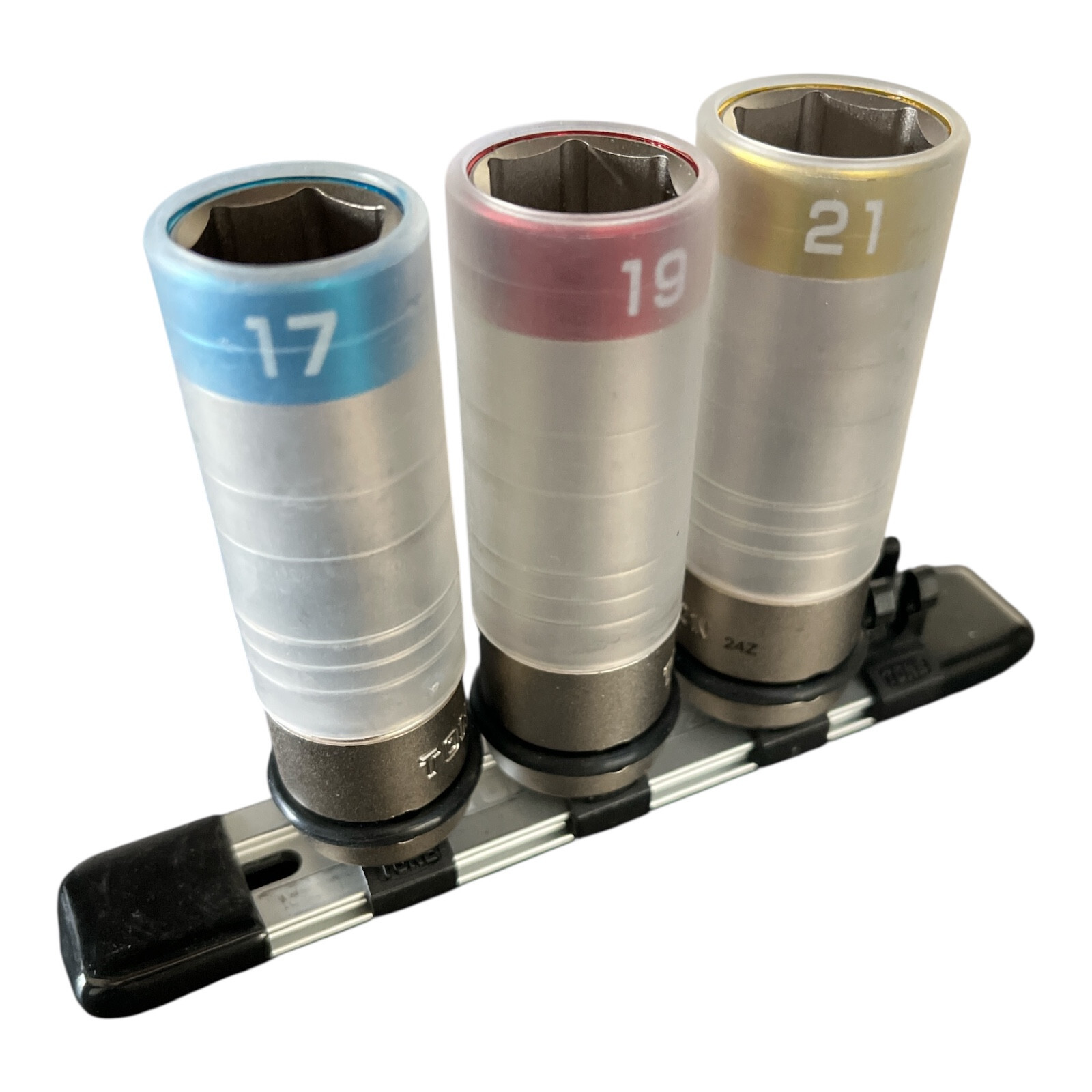 Tone HAP403N Lug Nut wheel Socket Set | Thin wall, sleeve, 17mm, 19mm, 21mm