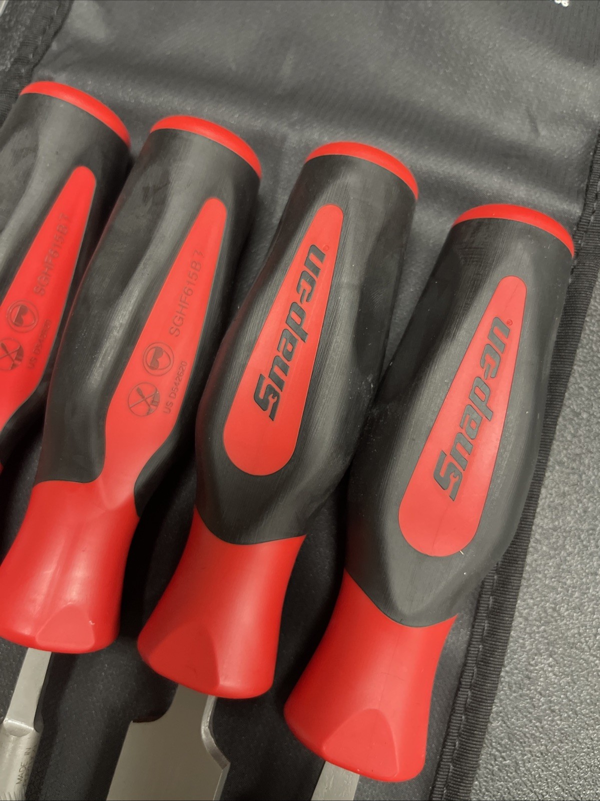 Snap-on Tools PORTUGAL NEW 4-Piece Red Mixed File Set SGHBF600A