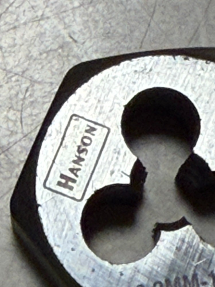 Irwin Hanson M6.3 X 1.0 Metric 1″ Hex Carbon Steel Re-Thread Die 6.3MM ( 6629 )