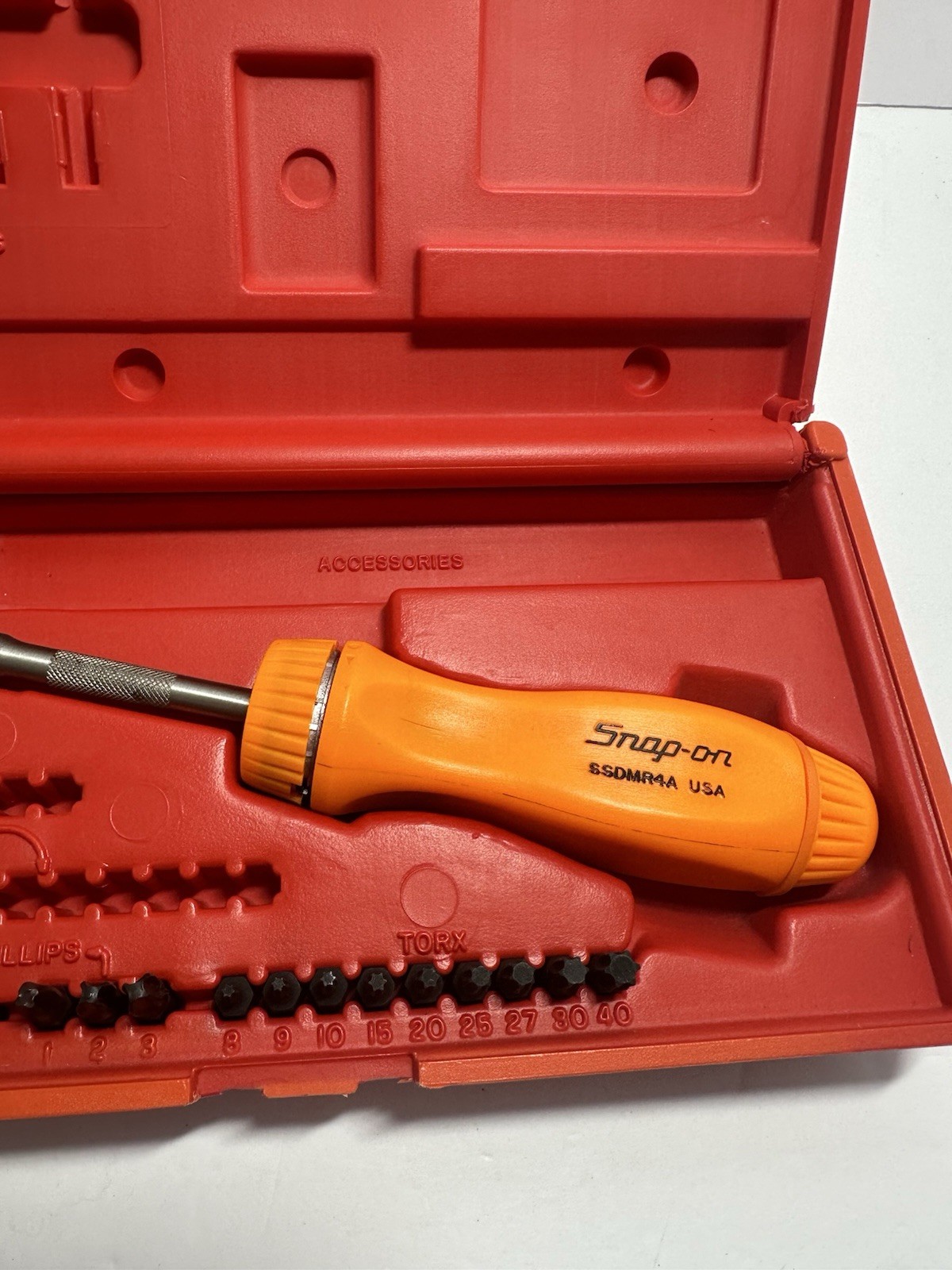 Snap On Ratcheting Screwdriver SSDMR4A-SSDM230 MADE IN USA