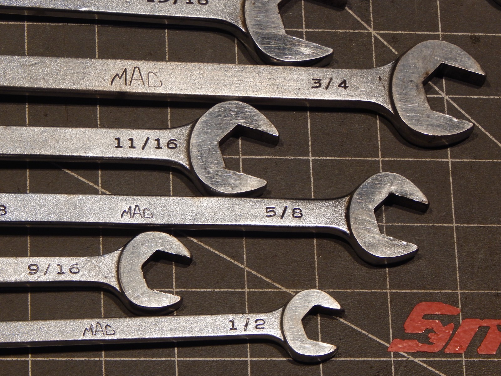 Mac 16Pc MINUS 3/8″ SAE Combination Flex Head Socket End Wrench Set 1/4″ 1 1/4″