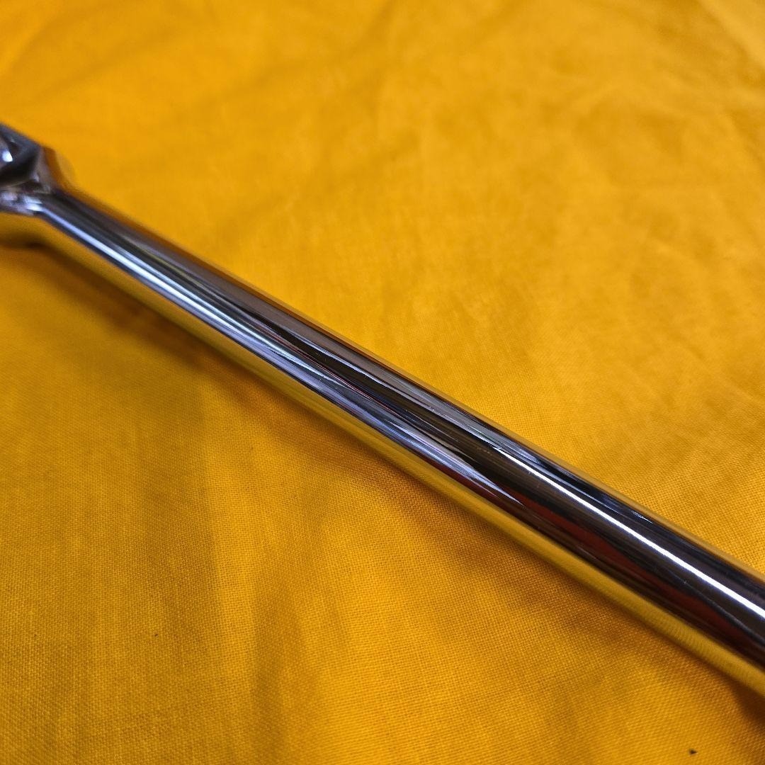 Snap-on FHBB12 3/8” Drive Breaker Bar 12.5” Long Green Soft Grip [Used]