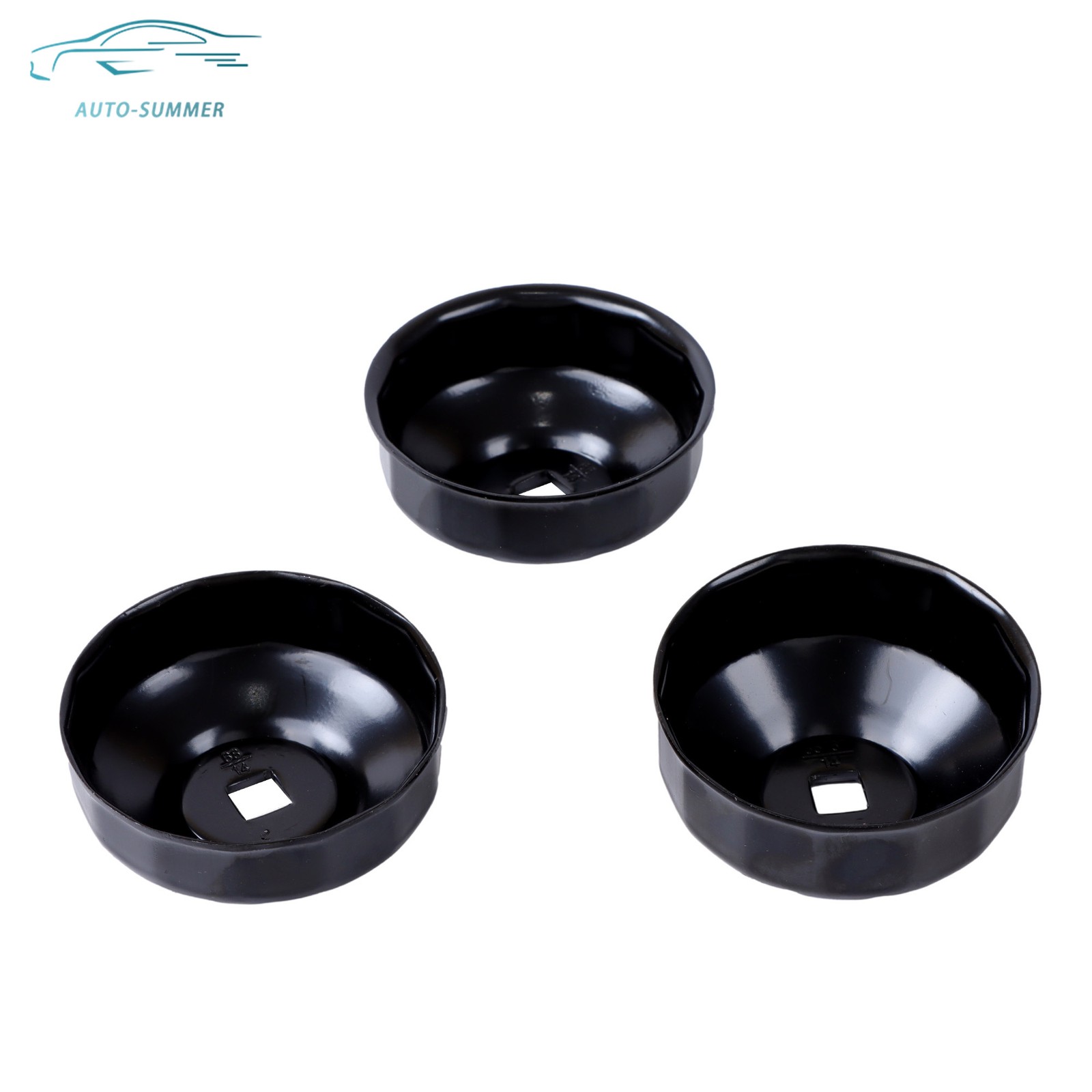 Cup Type Oil Filter Cap Wrench Sleeve Removal Tool Set 1/2″ 3/8″ Adaptor Manual