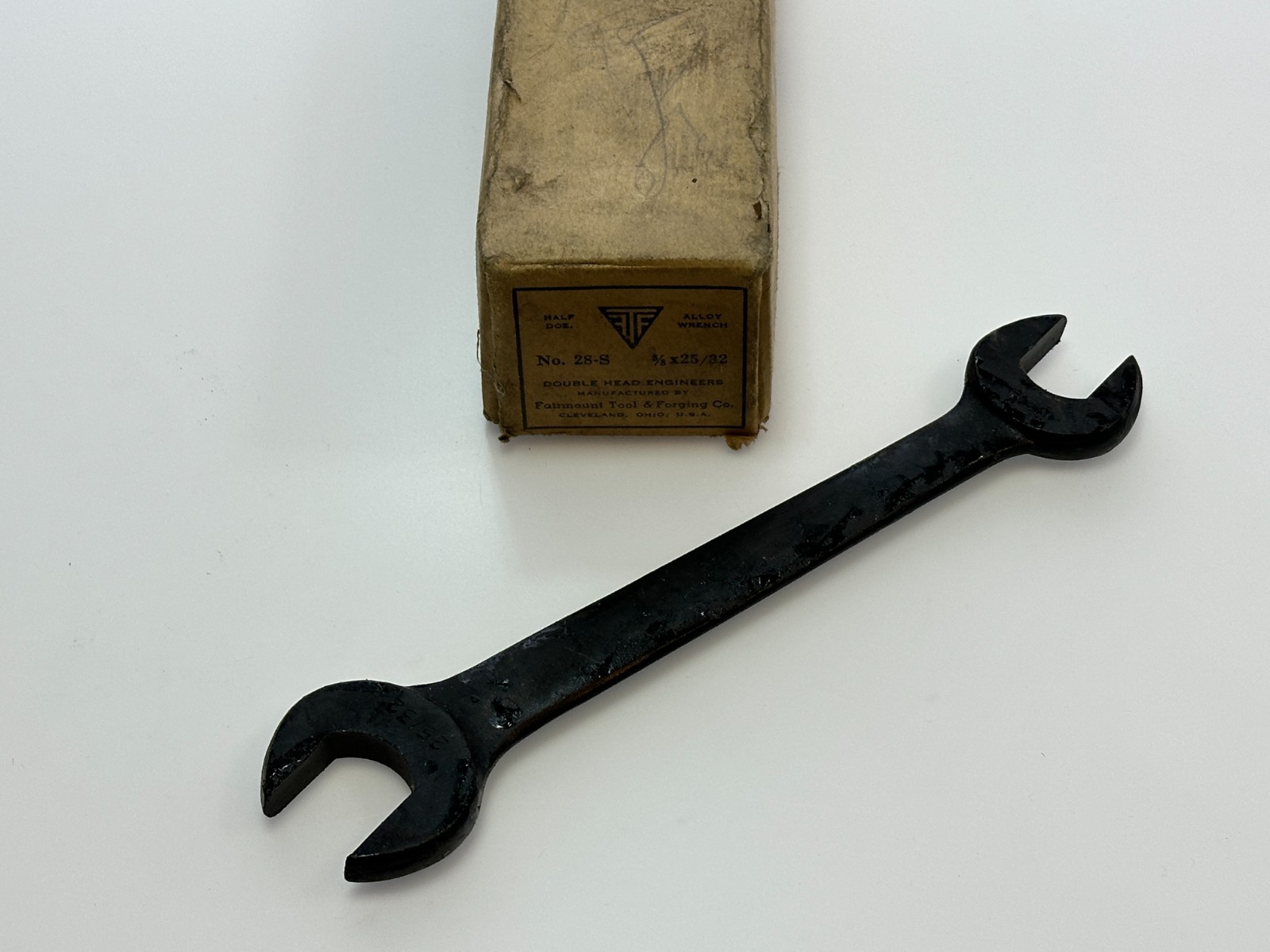 Fairmount USA (NOS) 28-S Open-End SAE 5/8″ x 25/32″ Wrench, Tool Kit G503 Jeep