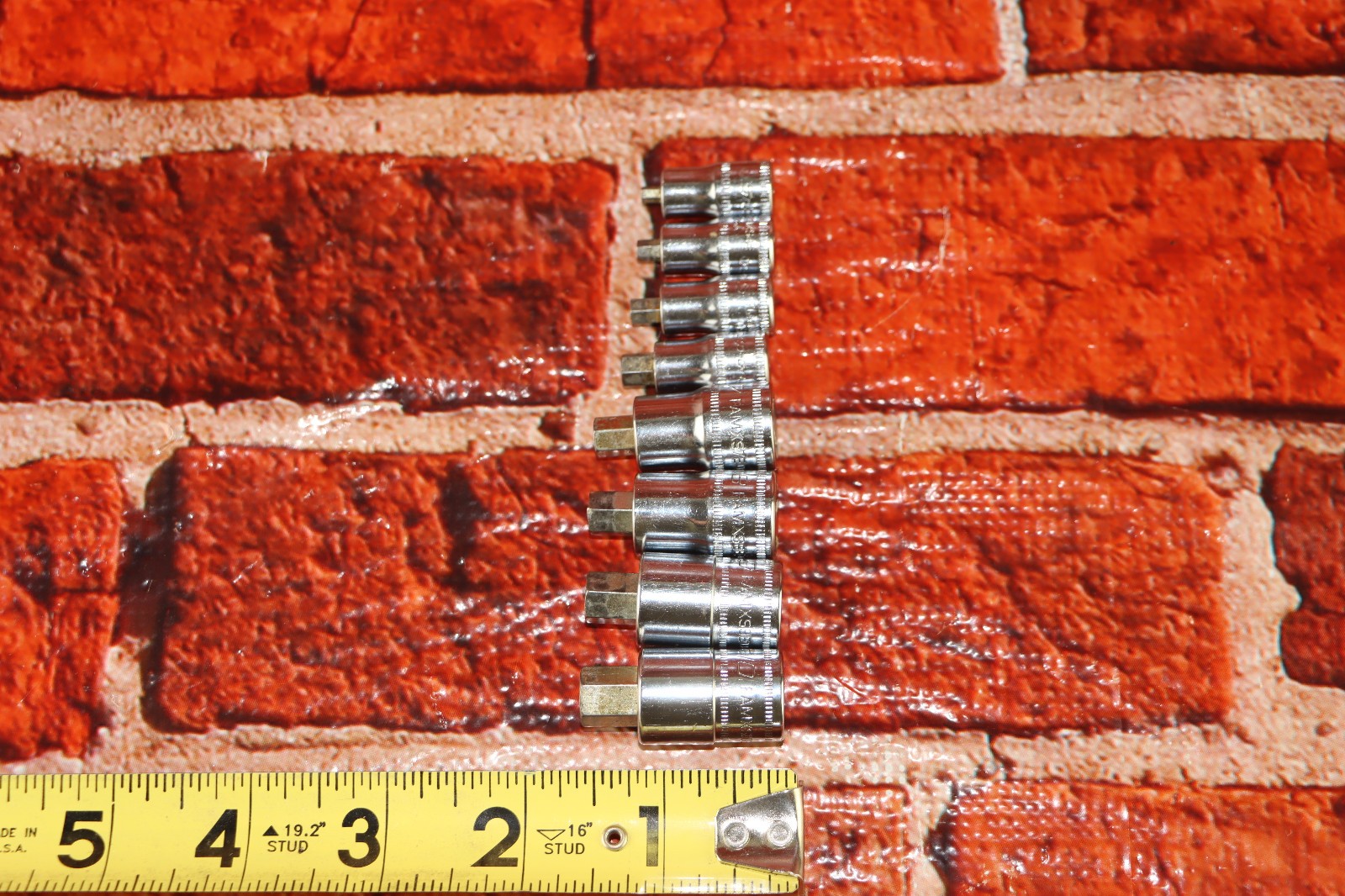 Snap-on 208EFTAMXSY 8Pc Metric Stubby Hex Head Socket Driver Set