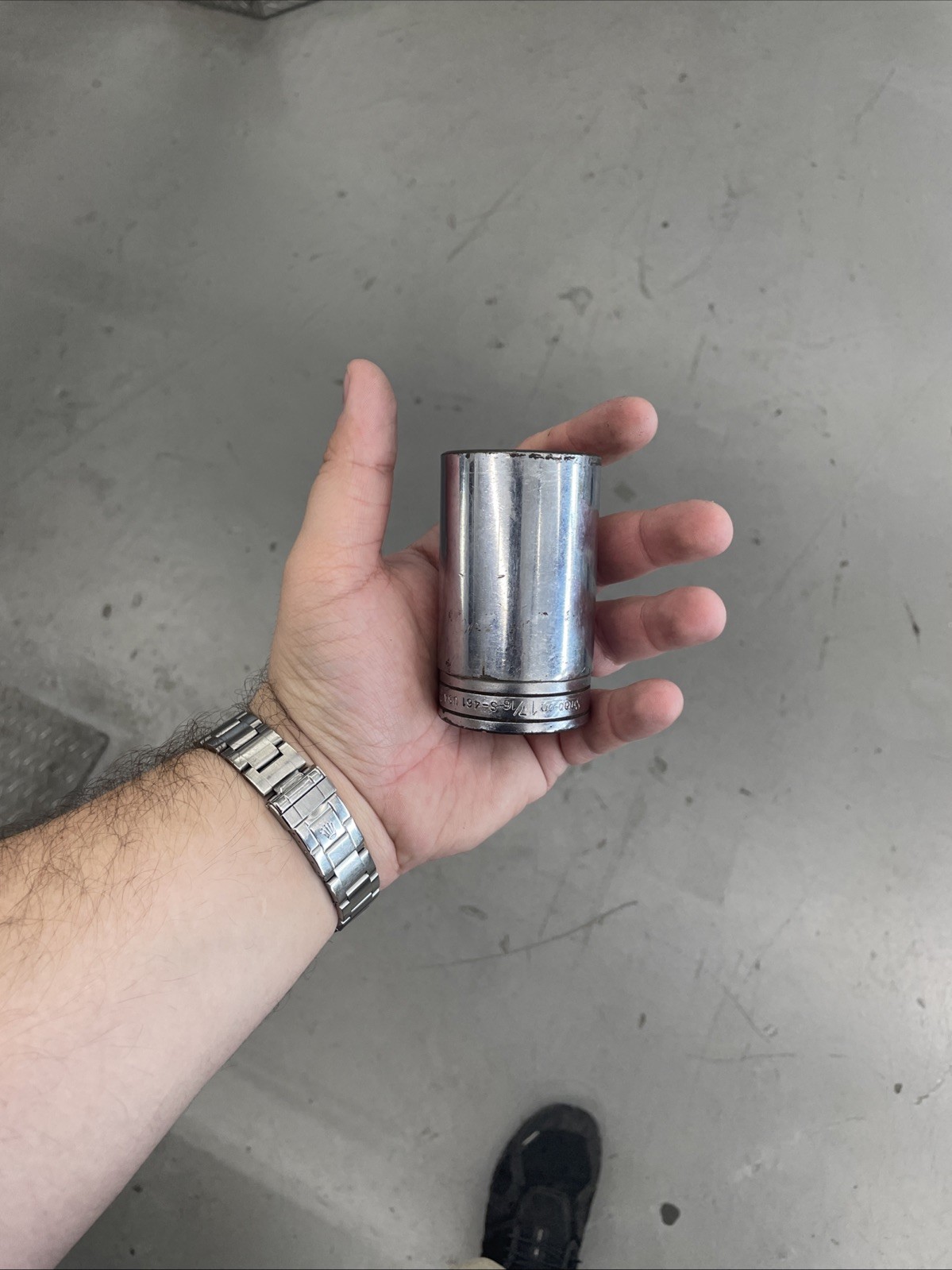 Vintage SNAP ON S461 – 1/2″ Dr 12pt SAE Deep Socket, 1-7/16″