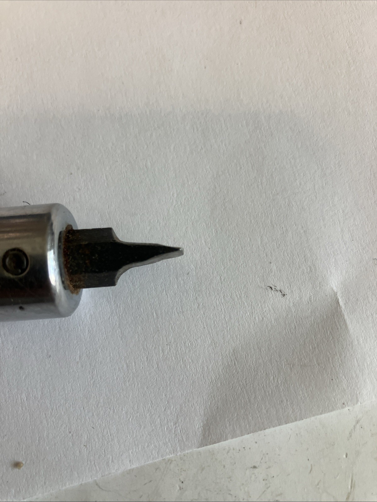 Snap-On Tools F52 3/8″-Drive Flat Screwdriver Bit Socket See Photos For Cond.