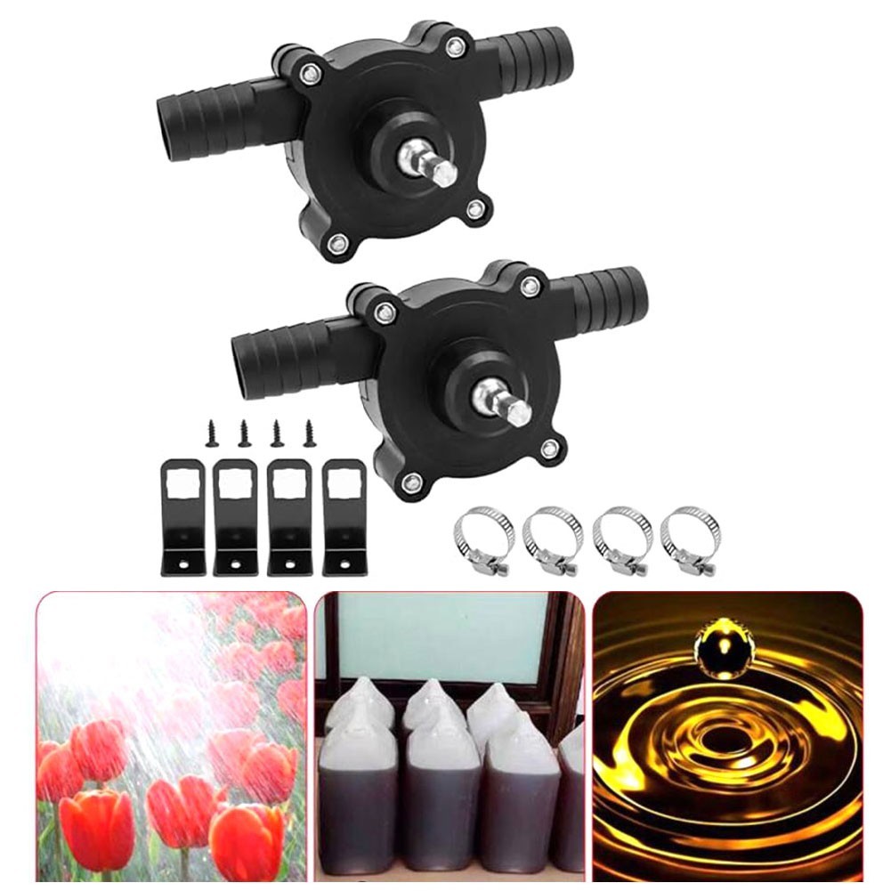 Hand Drill Powered Water Pump Tool for Diverse Liquid Extraction Needs