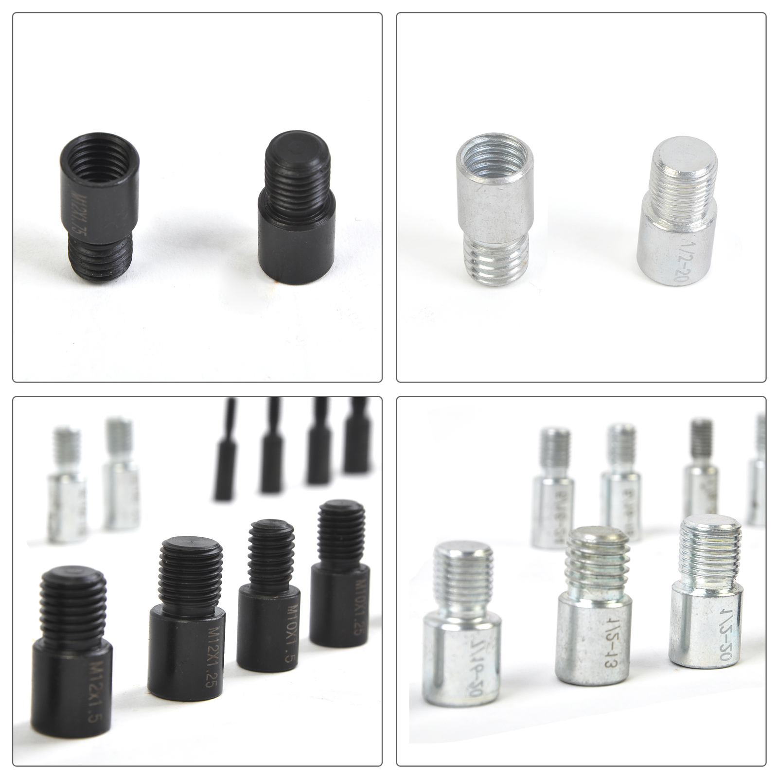 Nut and Bolt Thread Checker,26pcs(14 inch & 12 metric) Sizing Gauges Narrow Area