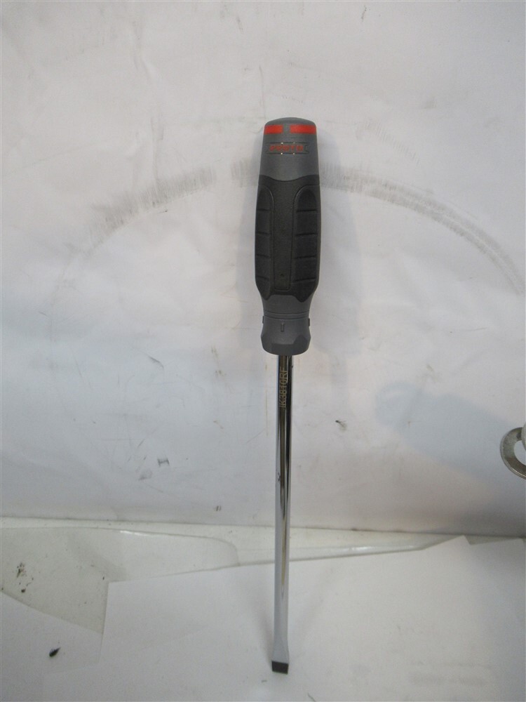 Proto JK3810RF , 3/8″ x 15″ DuraTek Slotted Keystone Round Bar Screwdriver