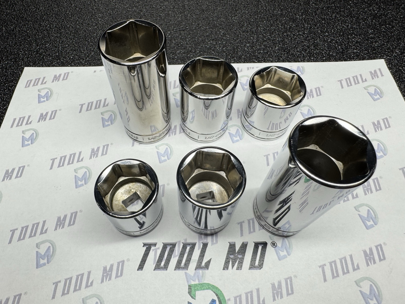 Snap-on Tools NEW 6pc 3/8″ Drive 15/16″ & 1″ SAE Add On Socket Set FS321 FSS301
