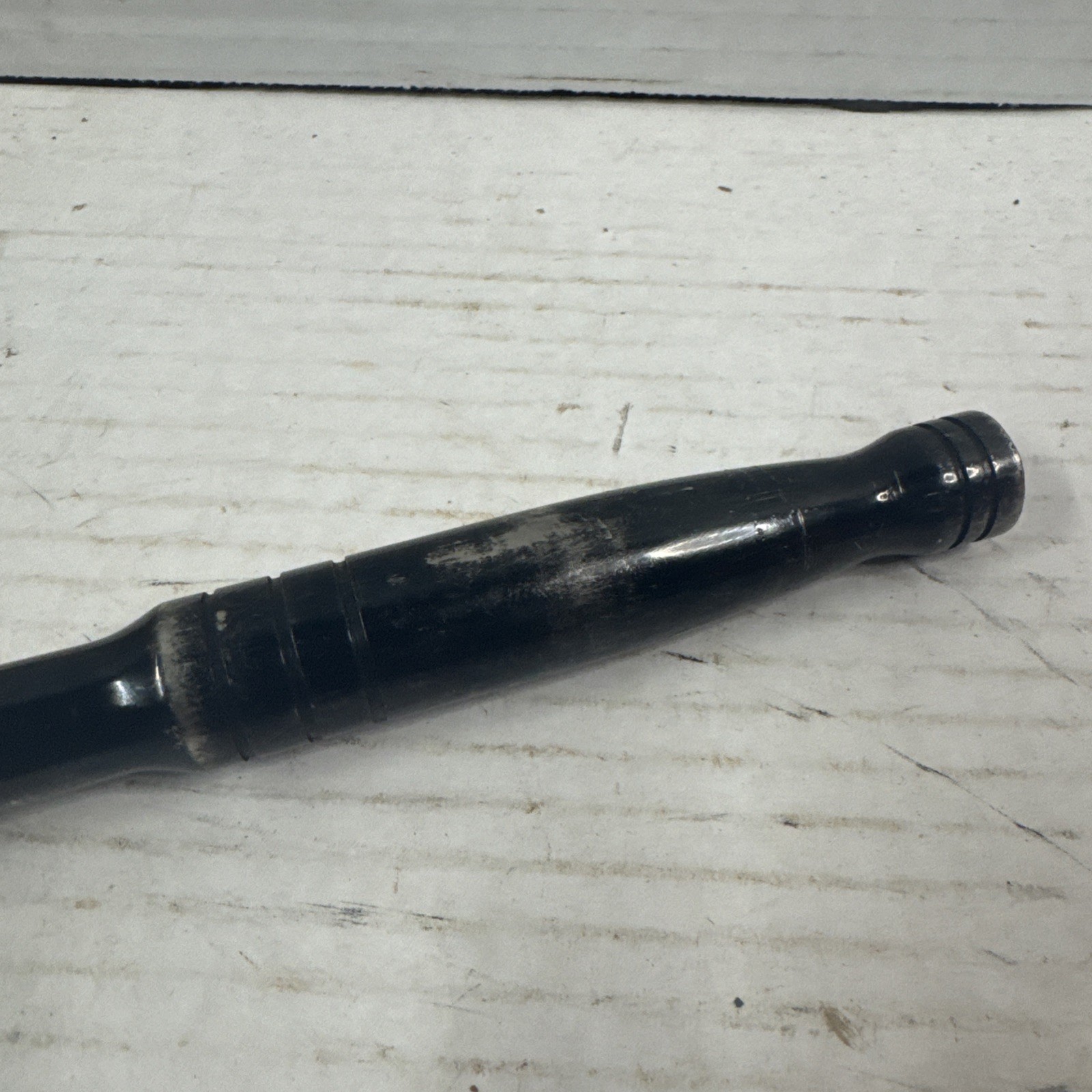 Husky 1/2” Drive Chrome Quick Release Ratchet 11 Inches Long Handle Worn Heavily